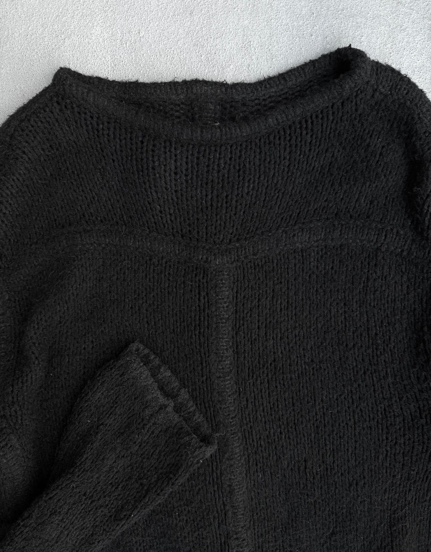 Rick Owens AW15 "SPHINX" Oversized Silk Knit Long-sleeves