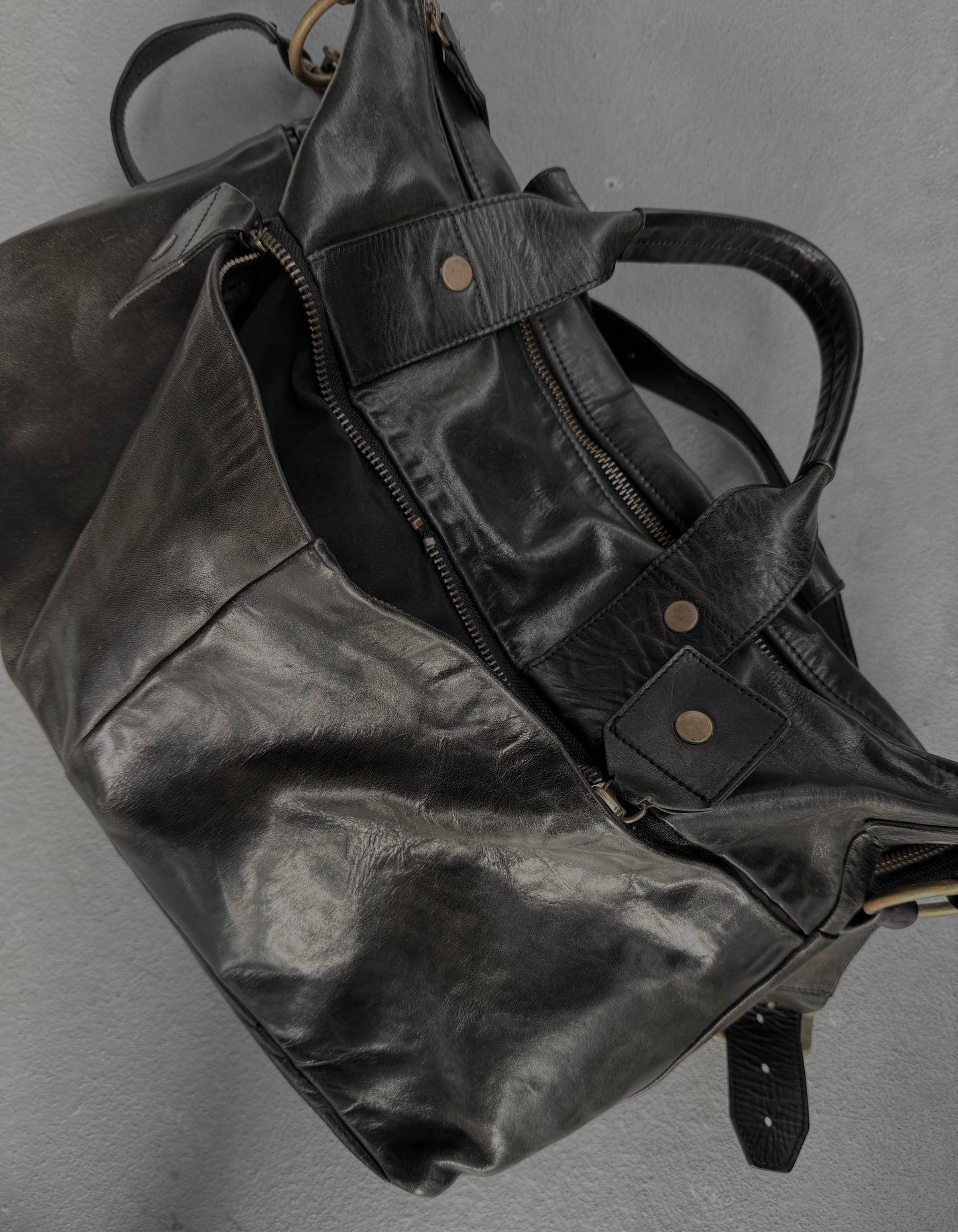 cornelian taurus by daisuke iwanaga 'RECORD Special Order' Cow Leather Shoulder Bag