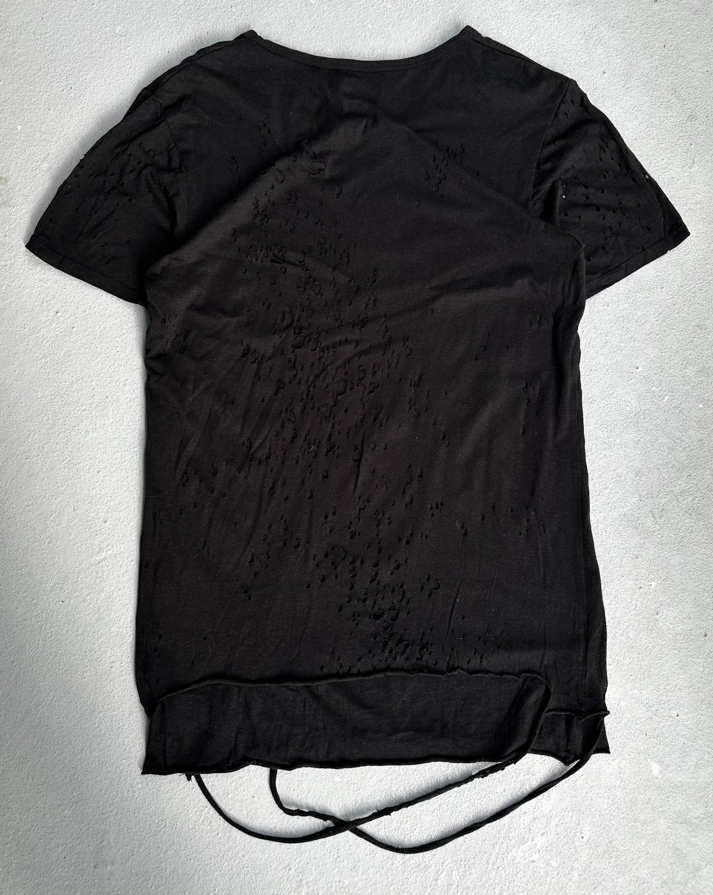 MiharaYasuhiro AW12 Distressed Double-Layer T-shirt