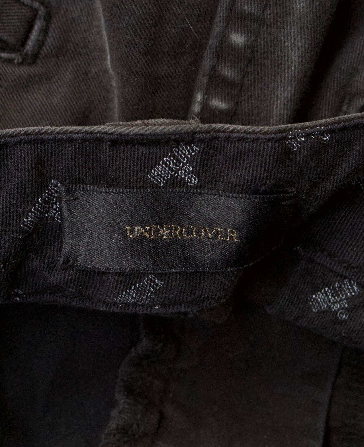 UNDERCOVER SS15 Distressed Cotton Skinny Pants