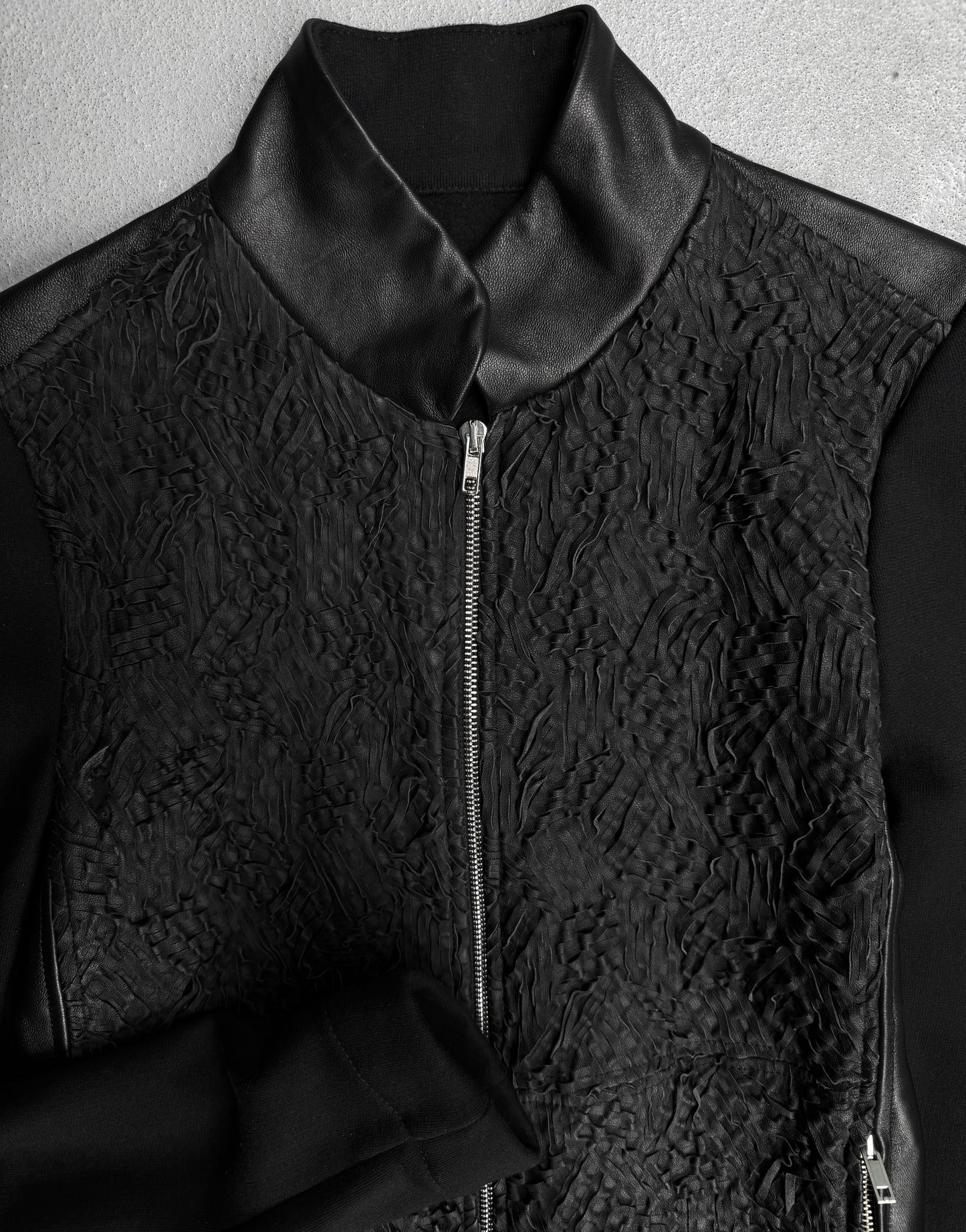 Rick Owens AW05 "MOOG" Goat Leather Ribbon-tufted Jacket