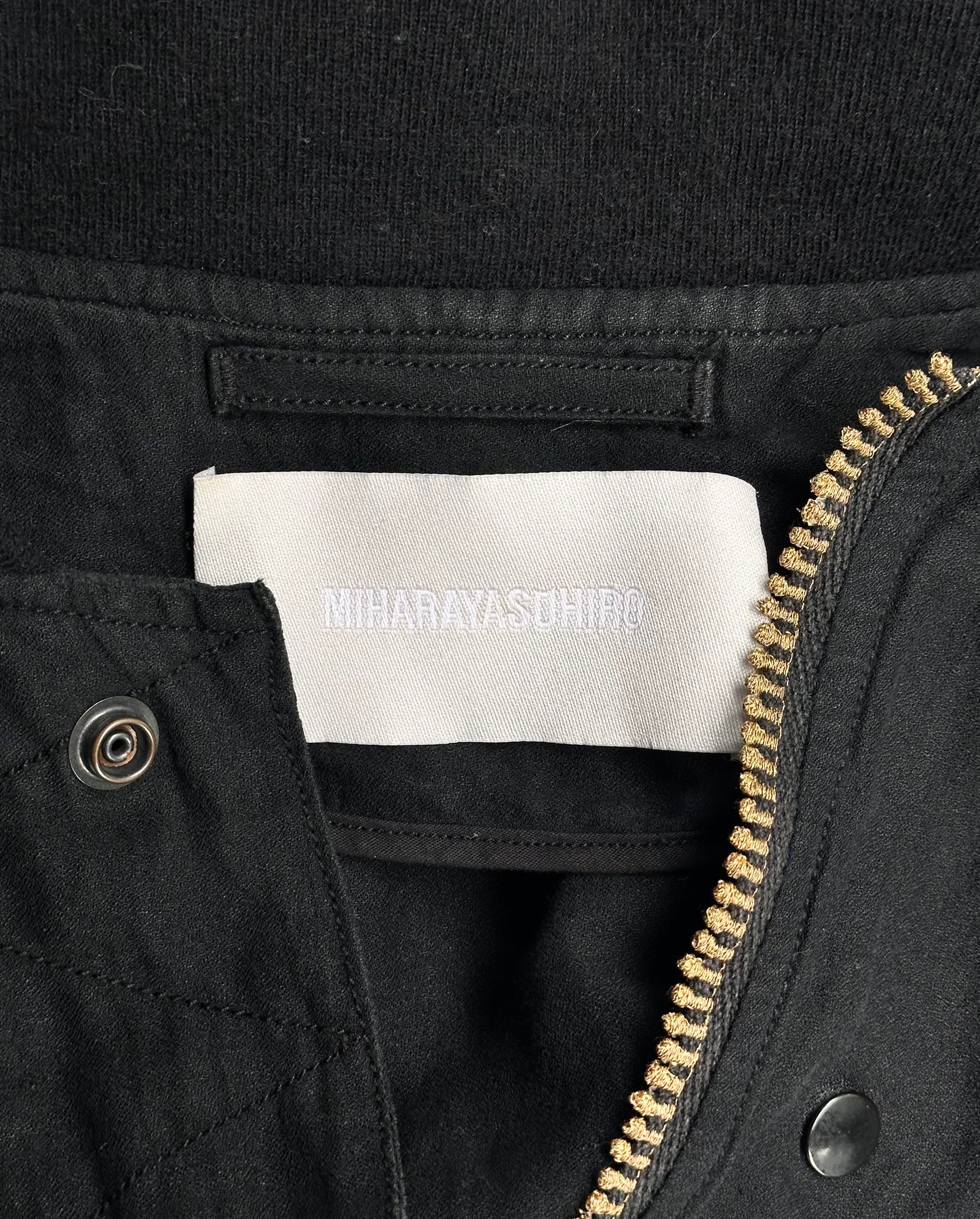 *SAMPLE* MiharaYasuhiro AW09 Linen-blend Bomber Jacket