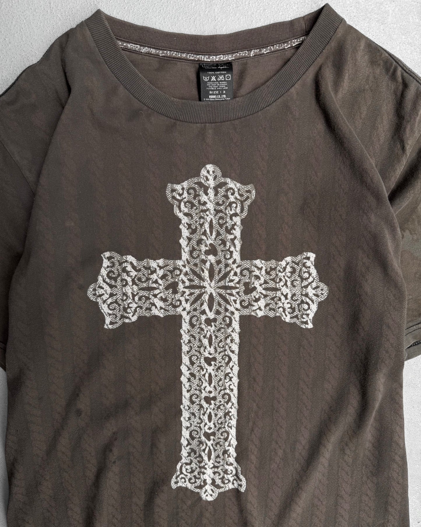 Number (N)ine SS07 “About a boy” Gothic Cross T-shirt