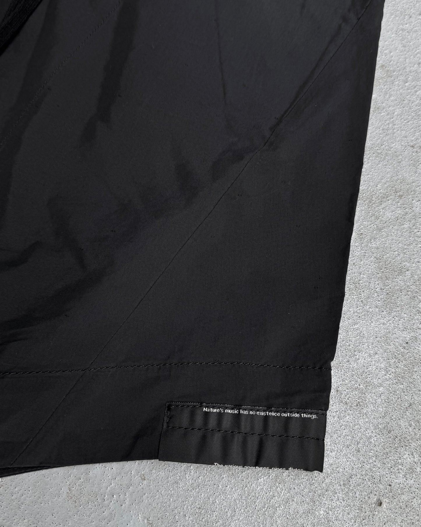 Julius_7 SS16 “sefiroth;” Drop-crotch Panels Drawstring Shorts