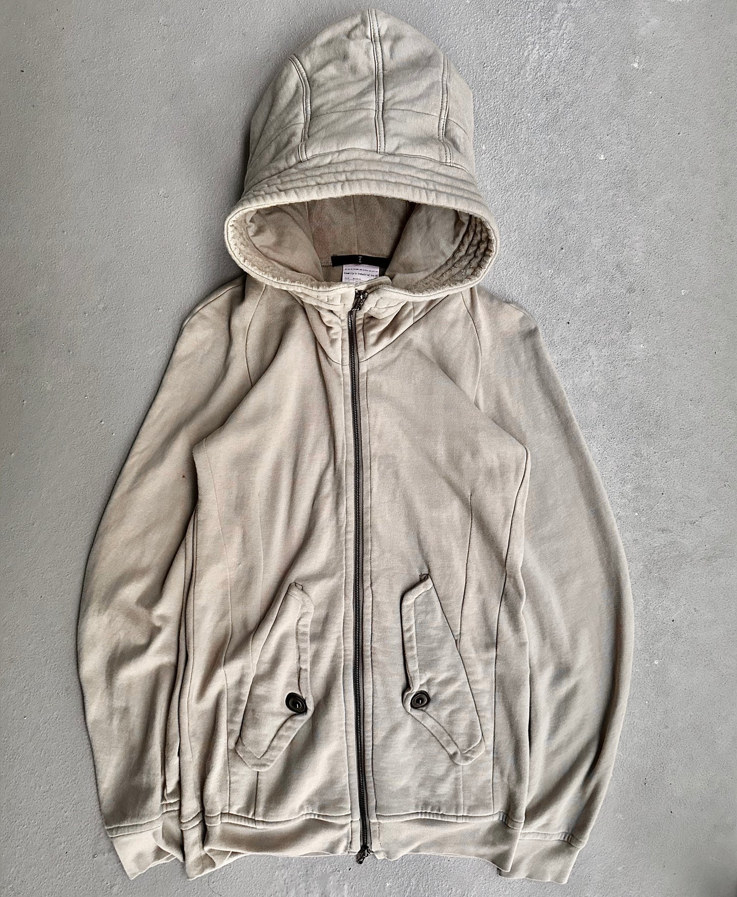Julius_7 AW08 Gas Mask Pockets Hoodie