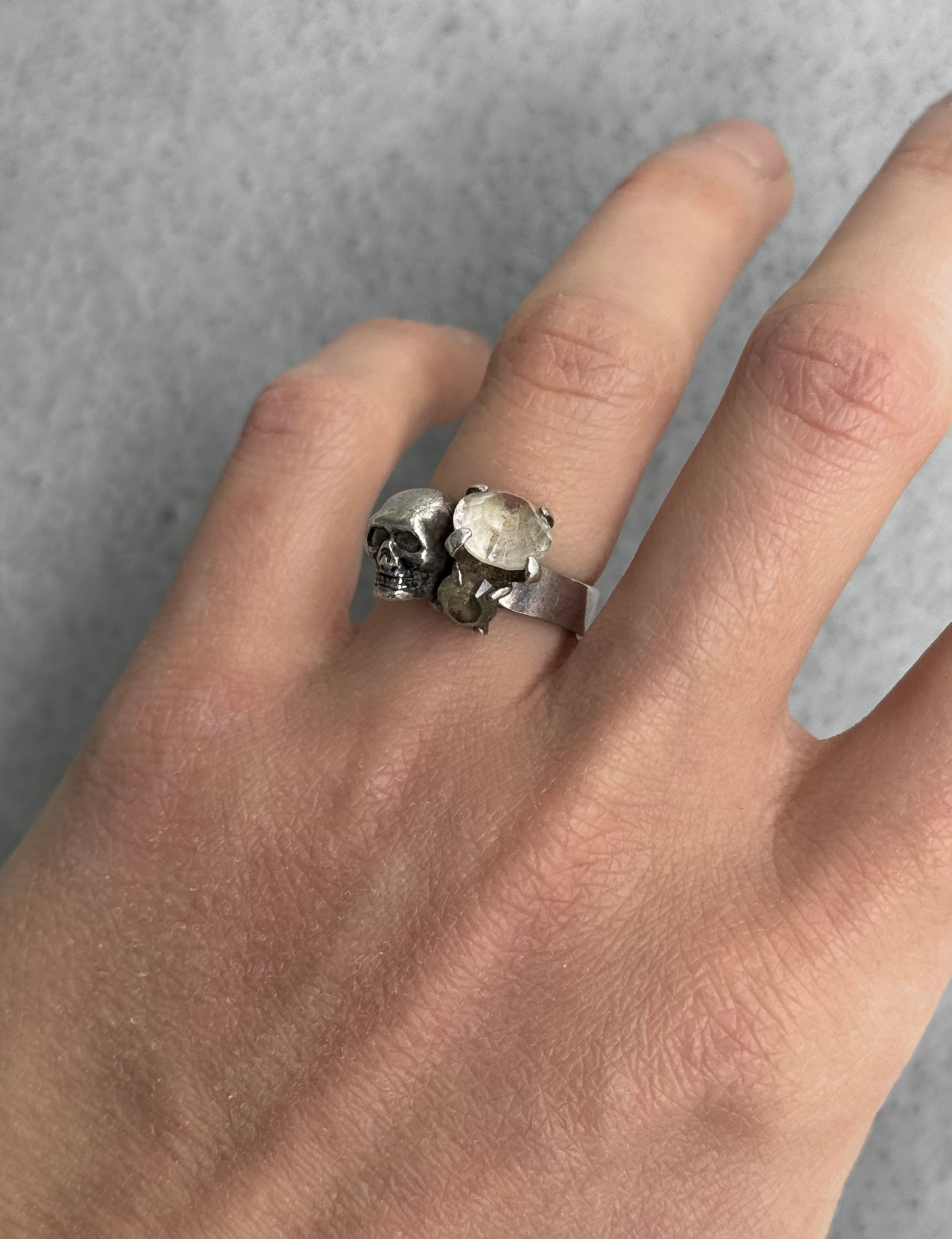 Hysteric Glamour Late 90s Silver Skull Ring