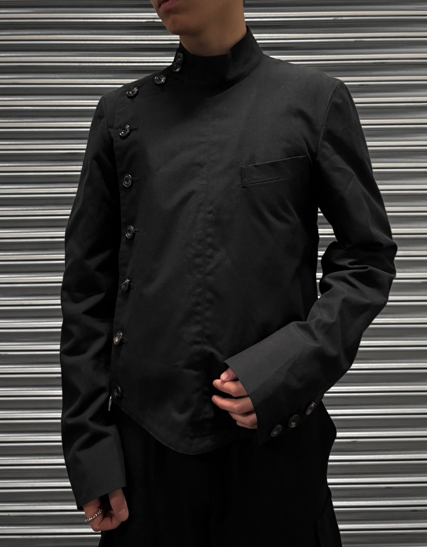 TakahiroMiyashita TheSoloist. SS17 Asymmetrical Fencing Jacket
