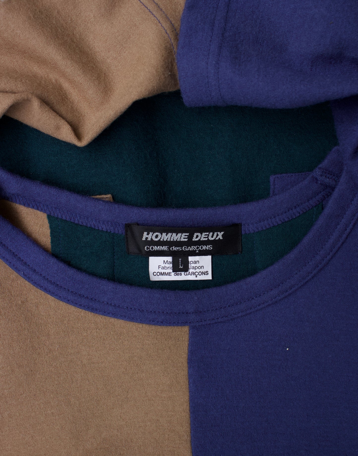 COMME des GARÇONS HOMME DEUX AD 2018 Split-Tone Long-sleeve