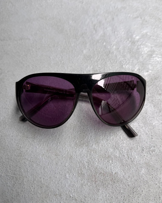 MiharaYasuhiro x Husam El Odeh SS10 Purple Tinted Sunglasses