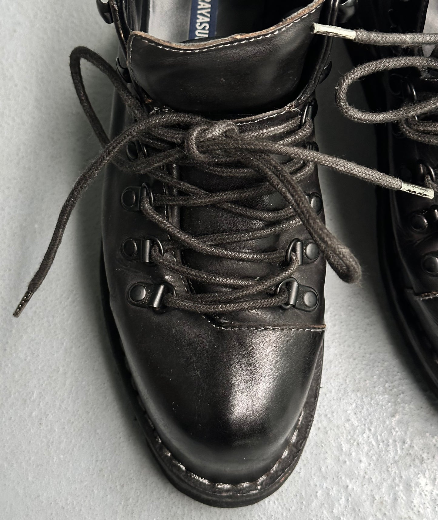 MiharaYasuhiro AW10 Cowhide Leather Trekking Platform Boots