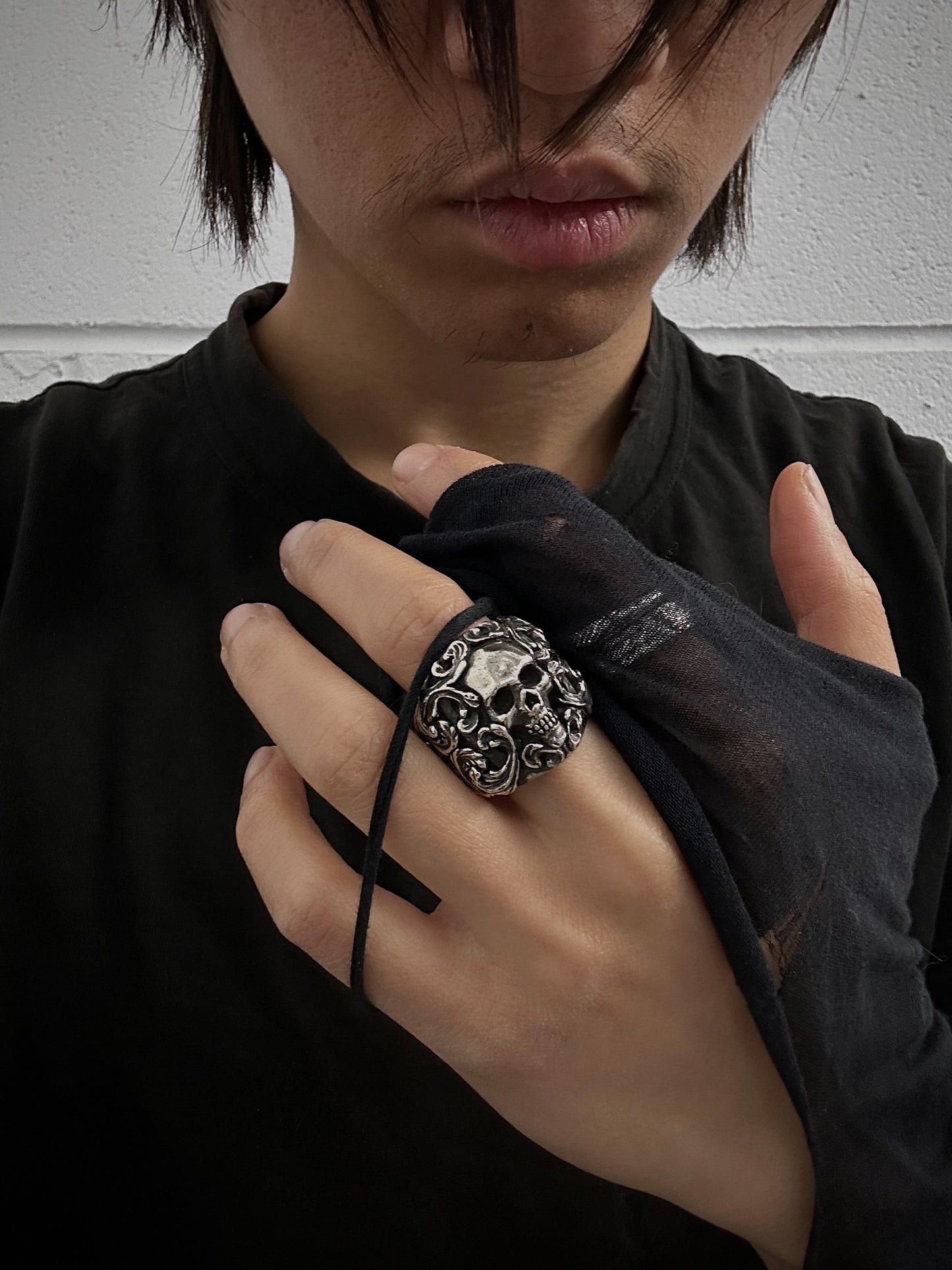 Number (N)ine x Magical Design SS08 “BIRDS” Silver Skull Rings