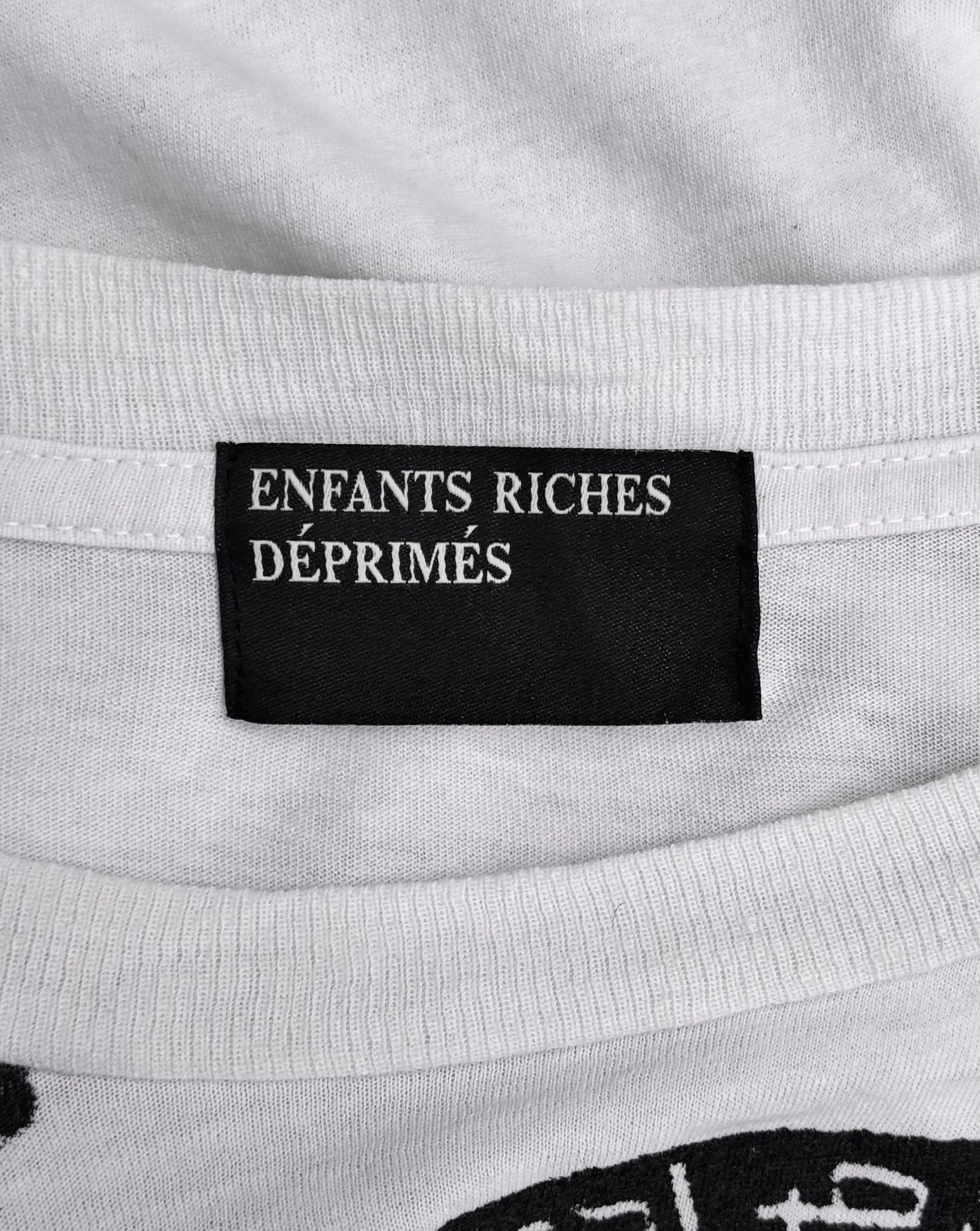 ENFANTS RICHES DÉPRIMÉS AW21 “Black Aleph” Oversized Graphic Long-Sleeve