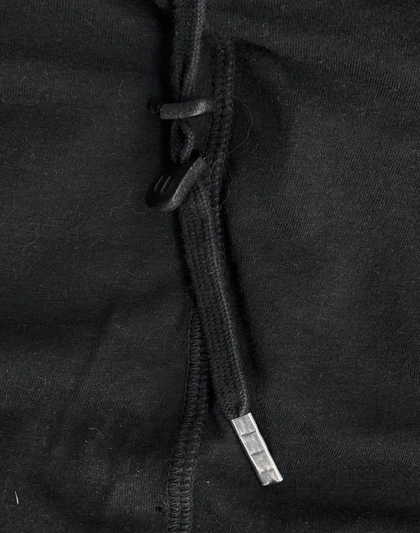 Boris Bidjan Saberi AW14-15 Black Object-dyed Asymmetrical Raw Hem Long-sleeves