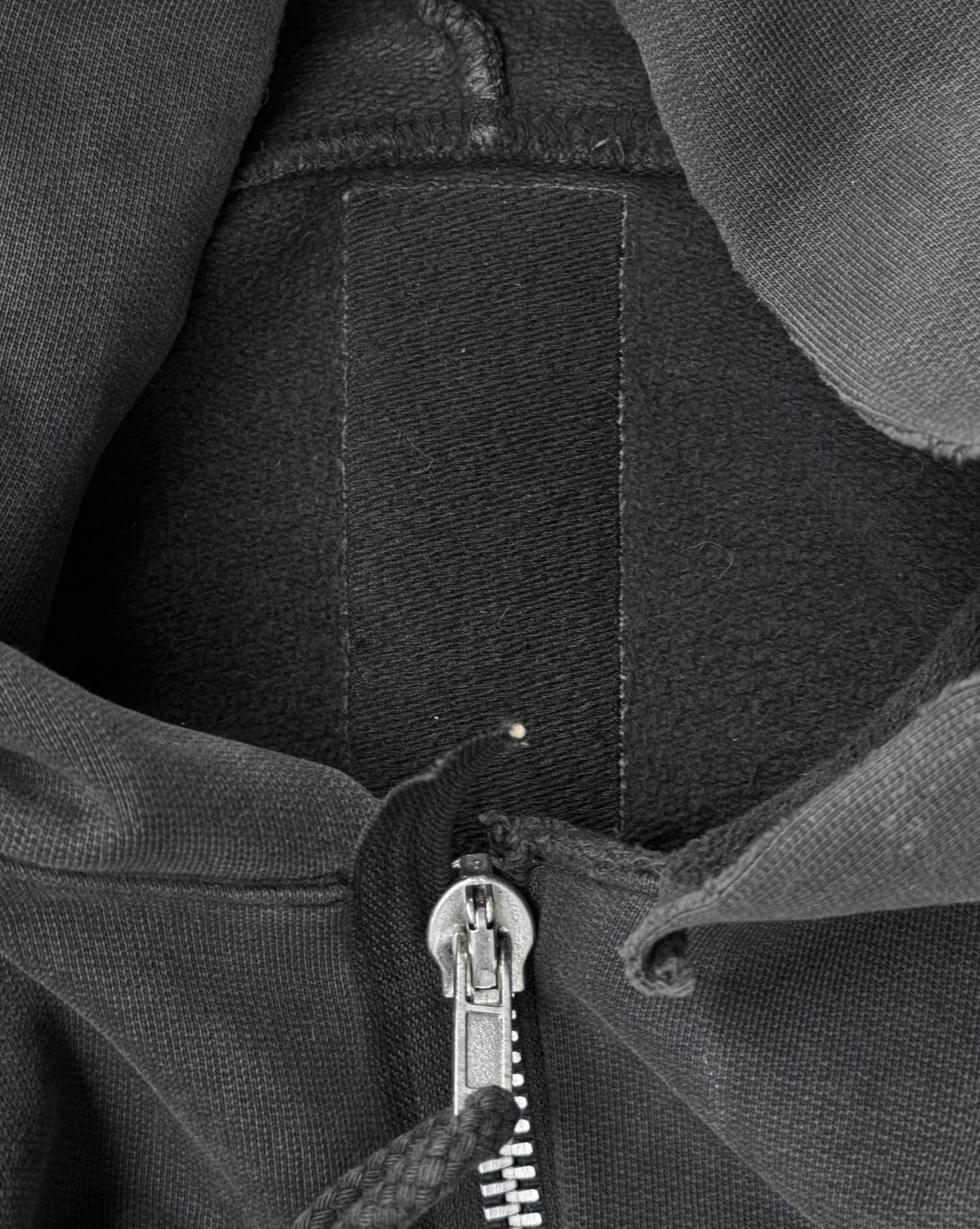 Rick Owens AW01 SLAB Reconstructed Double-Zipper Hoodie