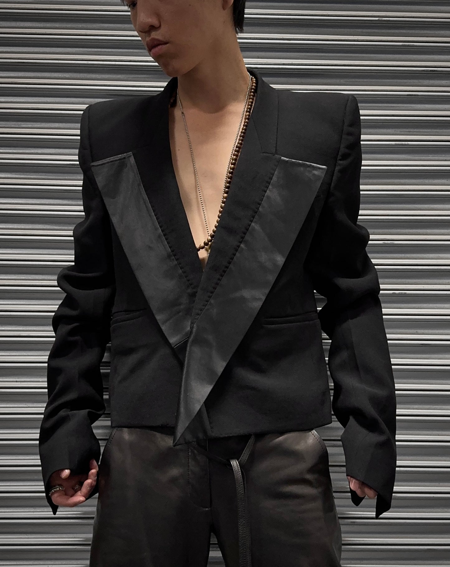 Rick Owens AW20 “PERFORMA” Shoulder Padded ‘Neue’ Blazer