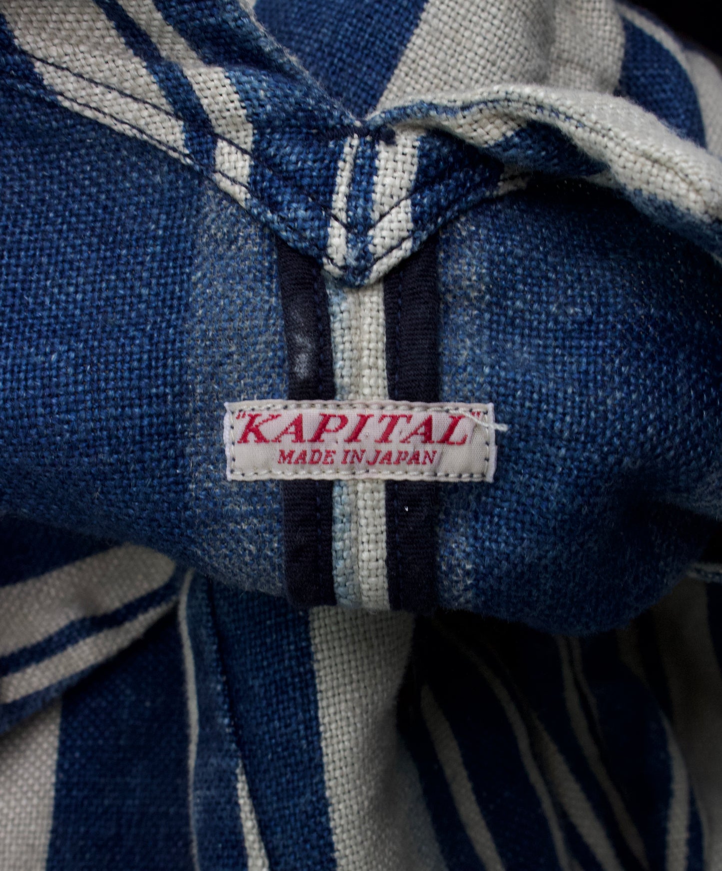 KAPITAL Double-breasted Navy Stripes Sailor Jacket
