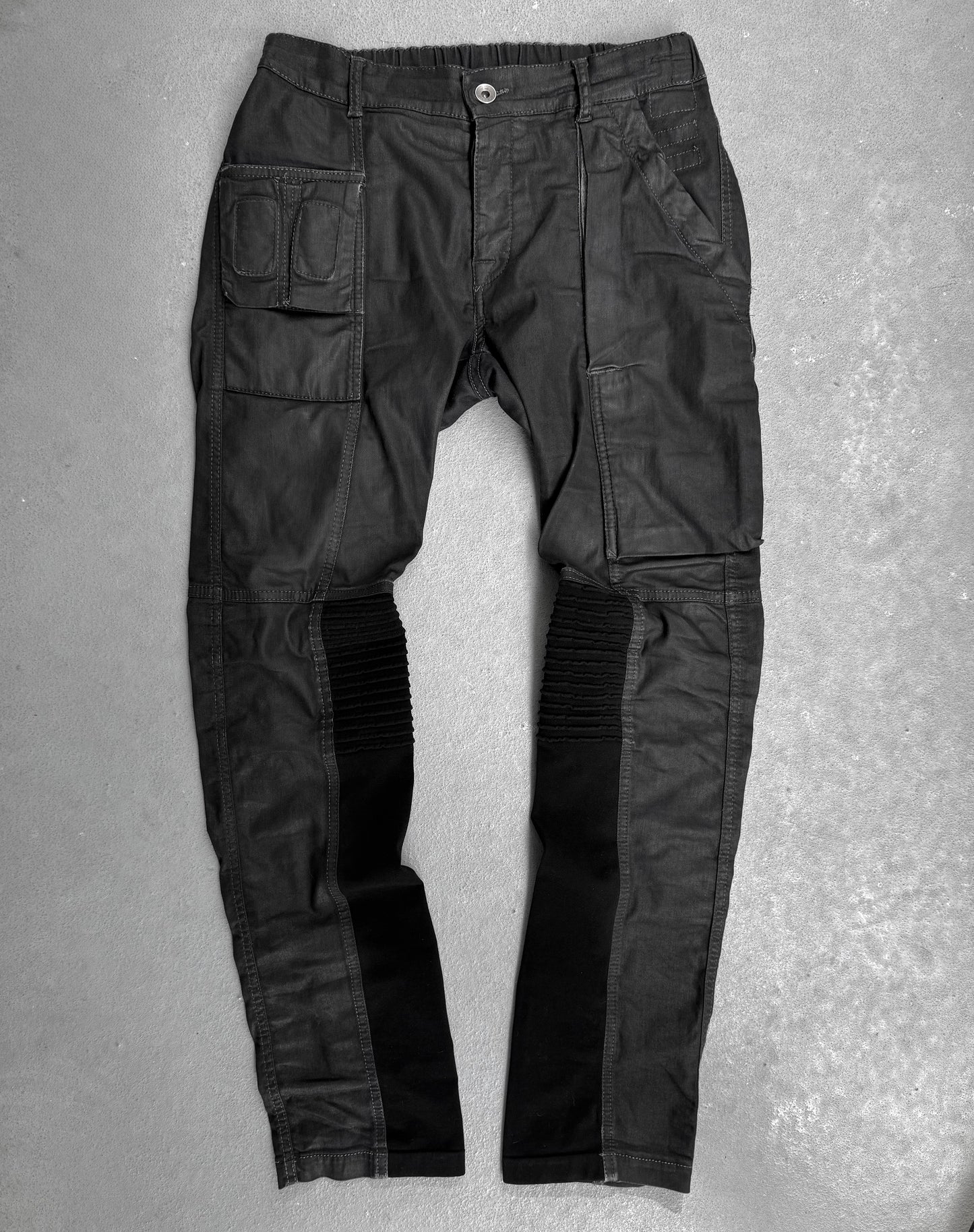 Rick Owens DRKSHDW SS14 “VICIOUS” Waxed Memphis Pants
