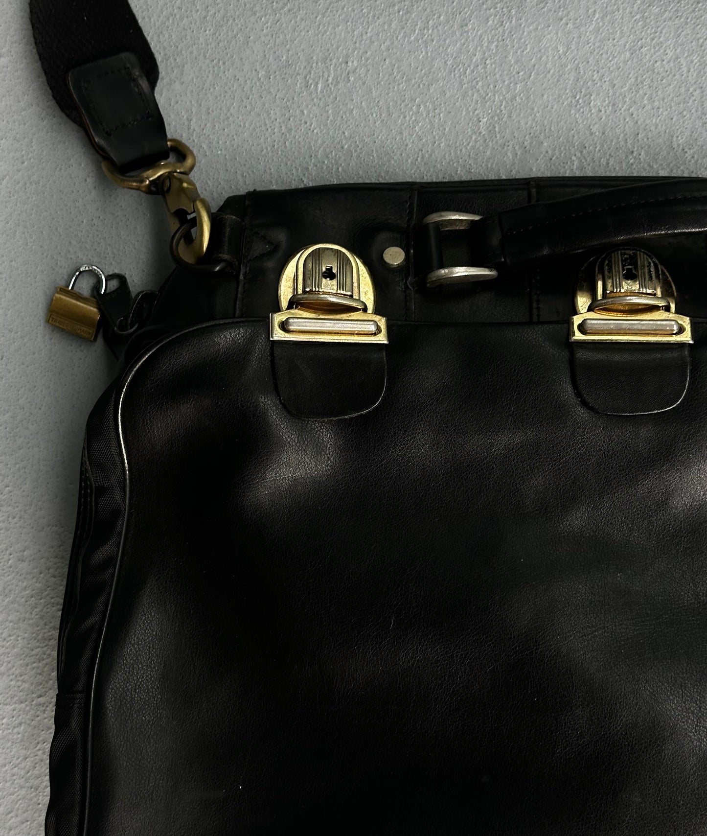 Yohji Yamamoto Y’SACCS Pour Homme Late 90s Leather Briefcase