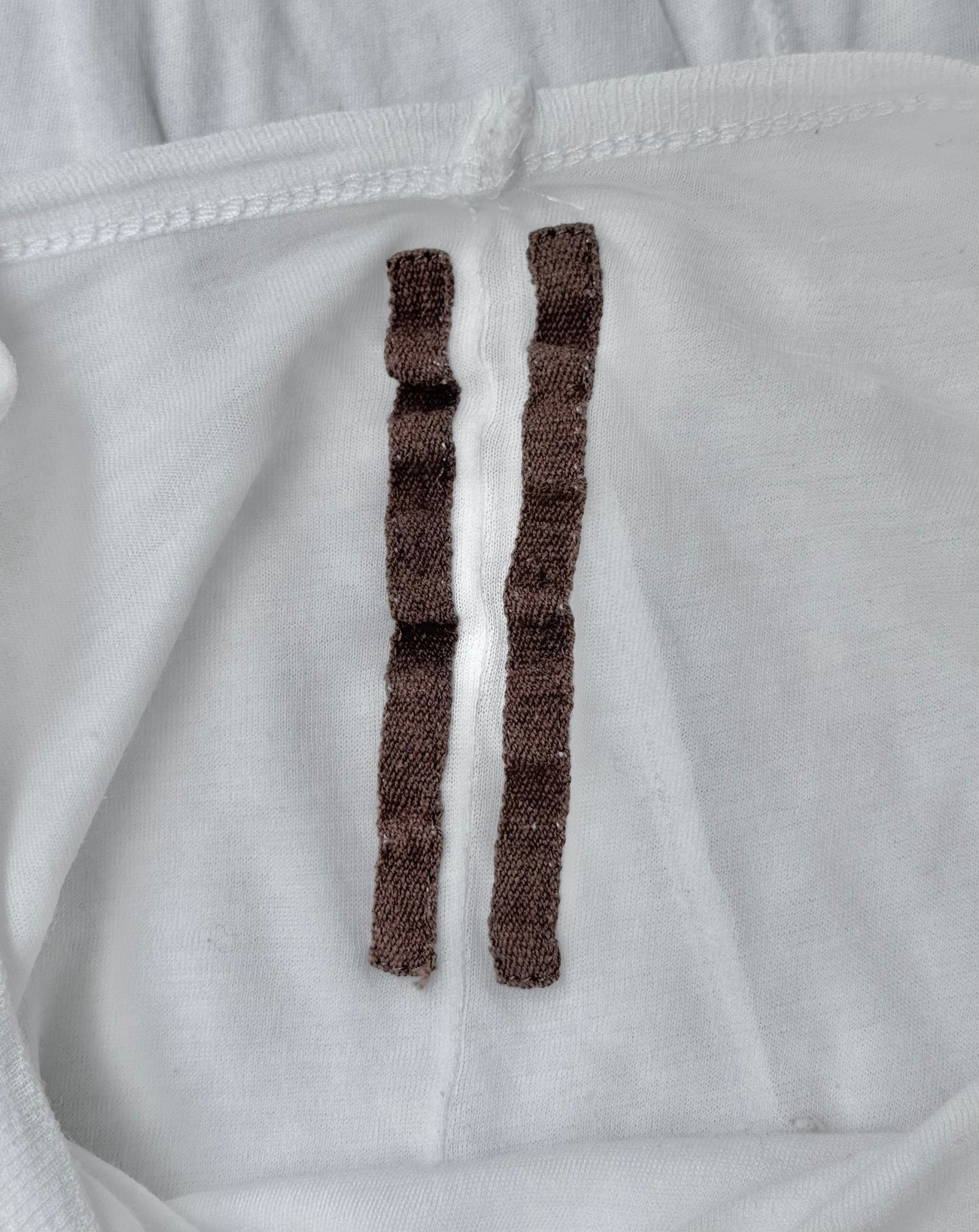 Rick Owens AW11 “LIMO” White Double-layered Long-sleeves