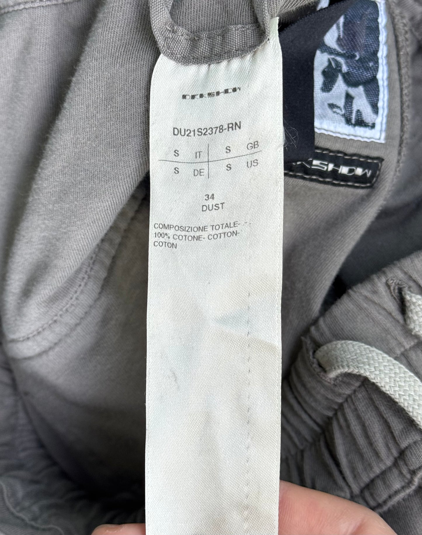 Rick Owens DRKSHDW SS21 “PHLEGETHON” Dust Cargo Lounge Pants