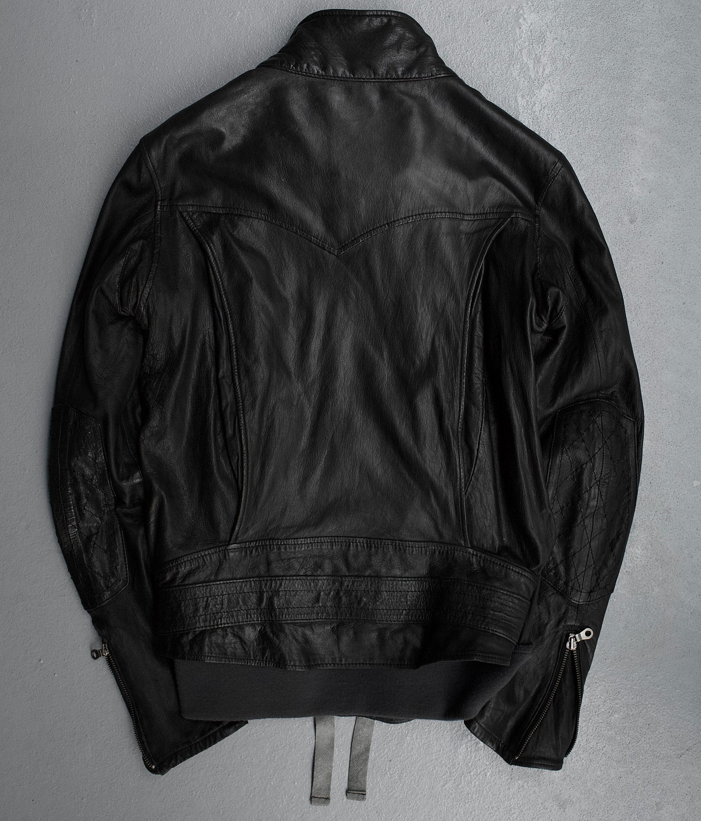 MiharaYasuhiro AW08 Reconstructed Multi-zip Deerskin Leather Jacket