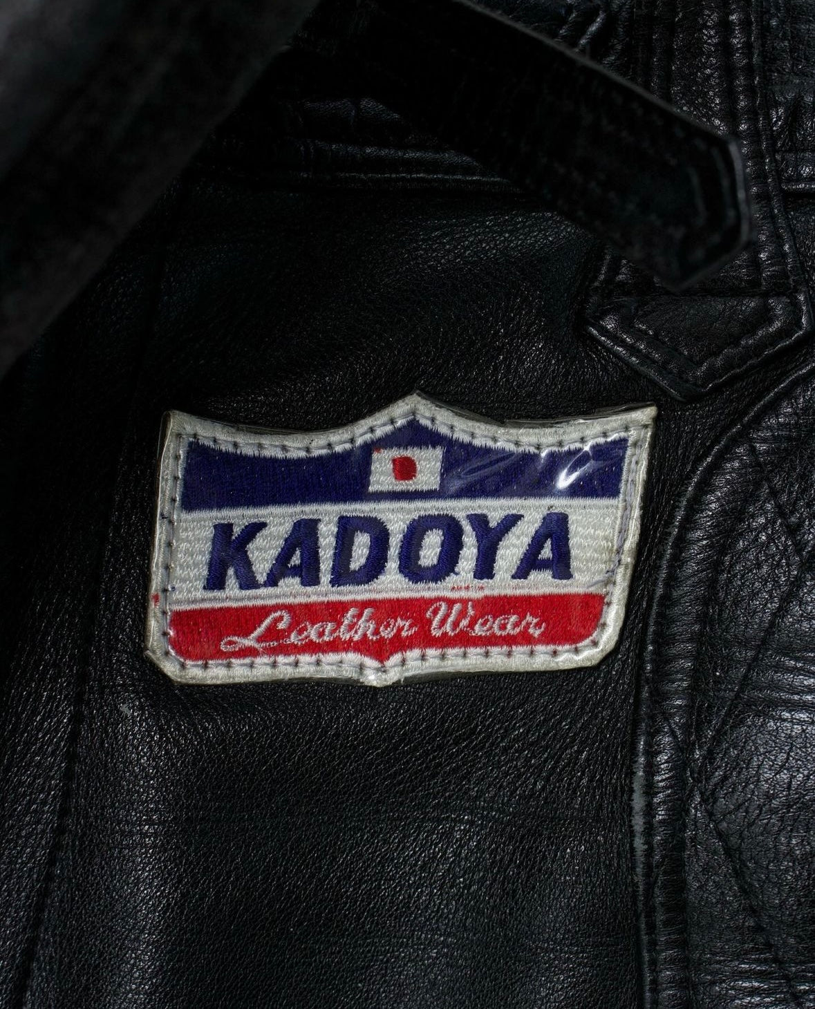 KADOYA Head Factory Vintage 90s Padded Leather Motocycle Pants