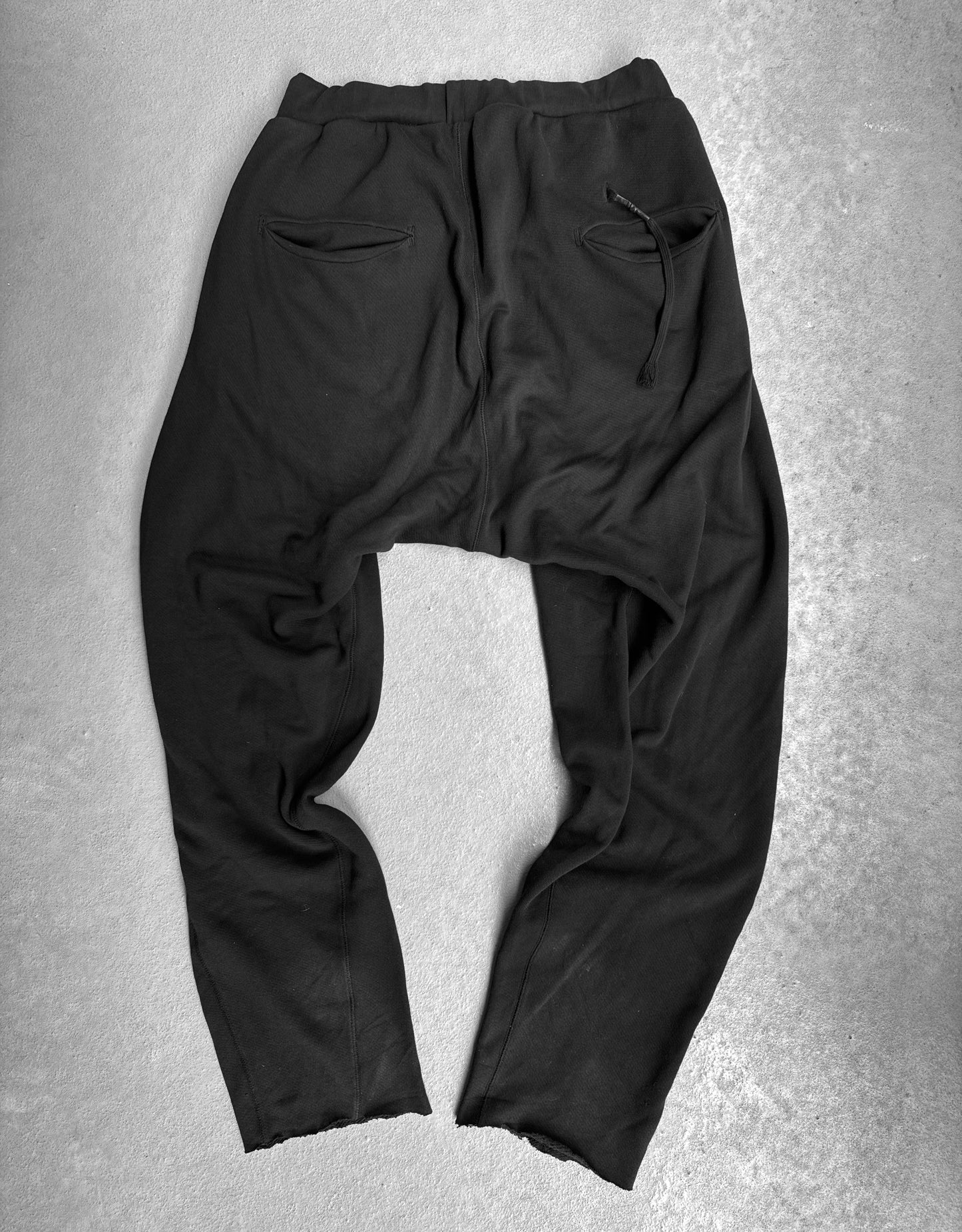 11 by Boris Bidjan Saberi Black Drop-crotch Lounge Pants