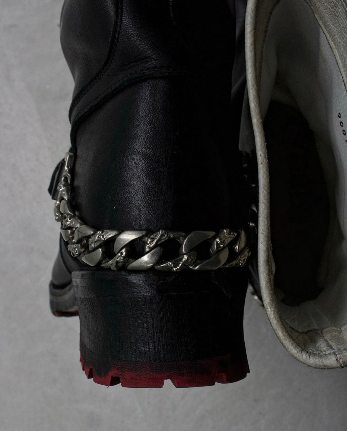 Hiromu Katahara ROEN Early 00s Cuban Chain Cowboy Boots