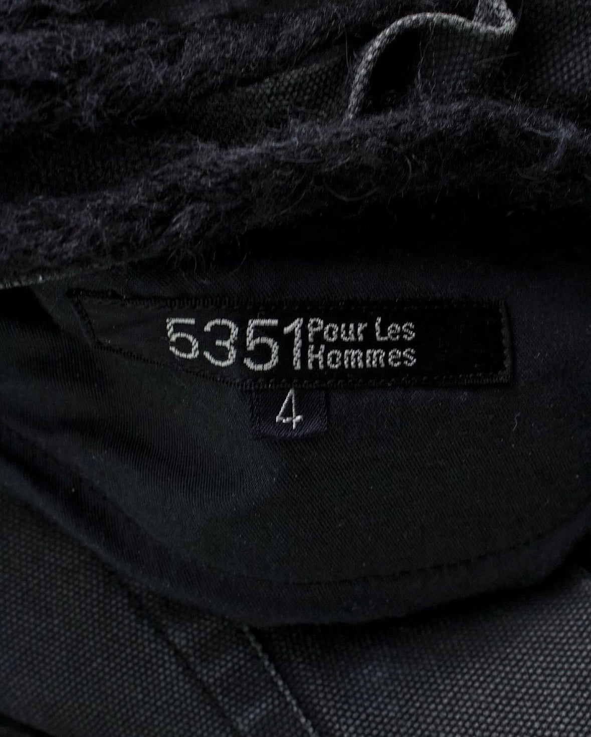 5351 Pour Les Hommes Early 00s Waxed Cotton Flare Work Pants