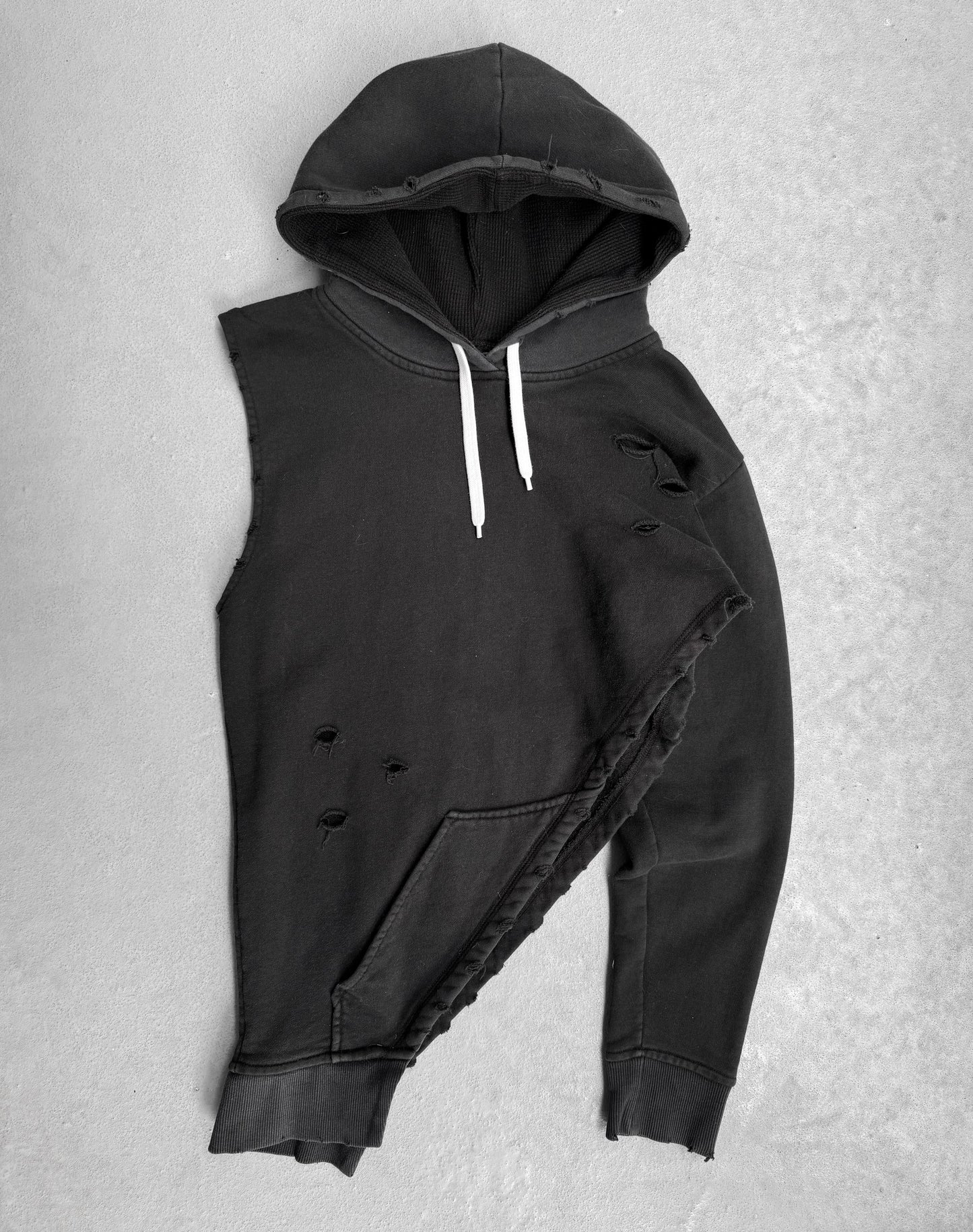 Number (N)ine SS05 “Nightcrawler” Asymmetrical One-off Hoodie