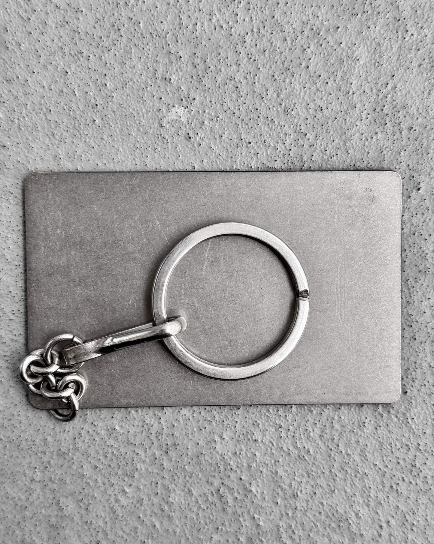 Maison Martin Margiela SS21 Black Brass Credit Card Keyring