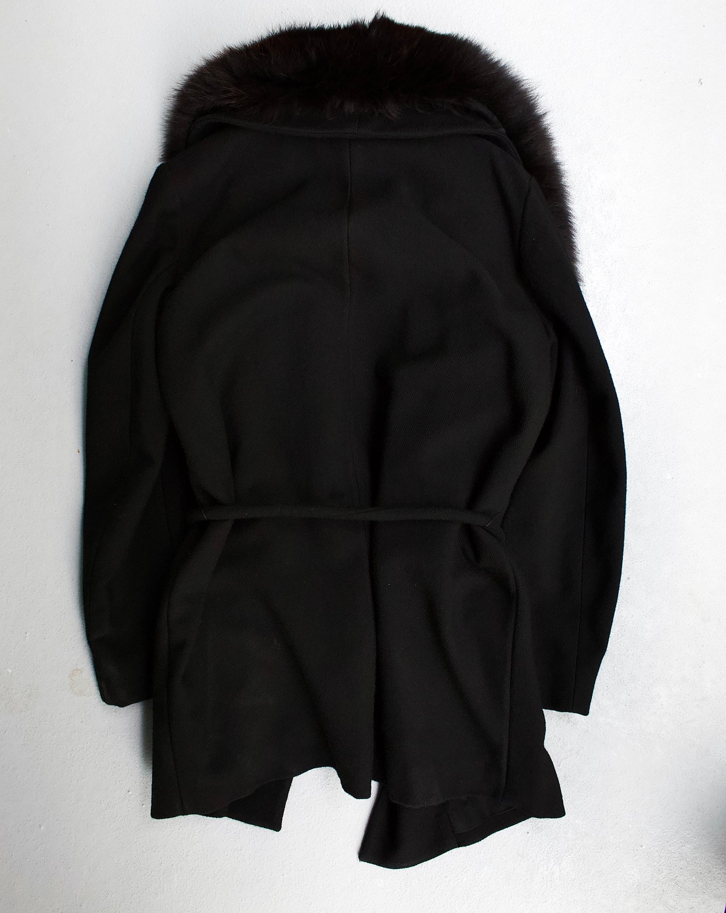 Maison Martin Margiela AW07 KOKONOE Fox Fur Belted Coat