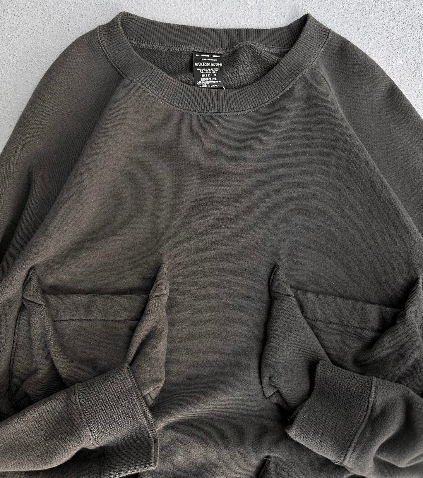 Number (N)ine Re-issue Multi-pocket Crewneck