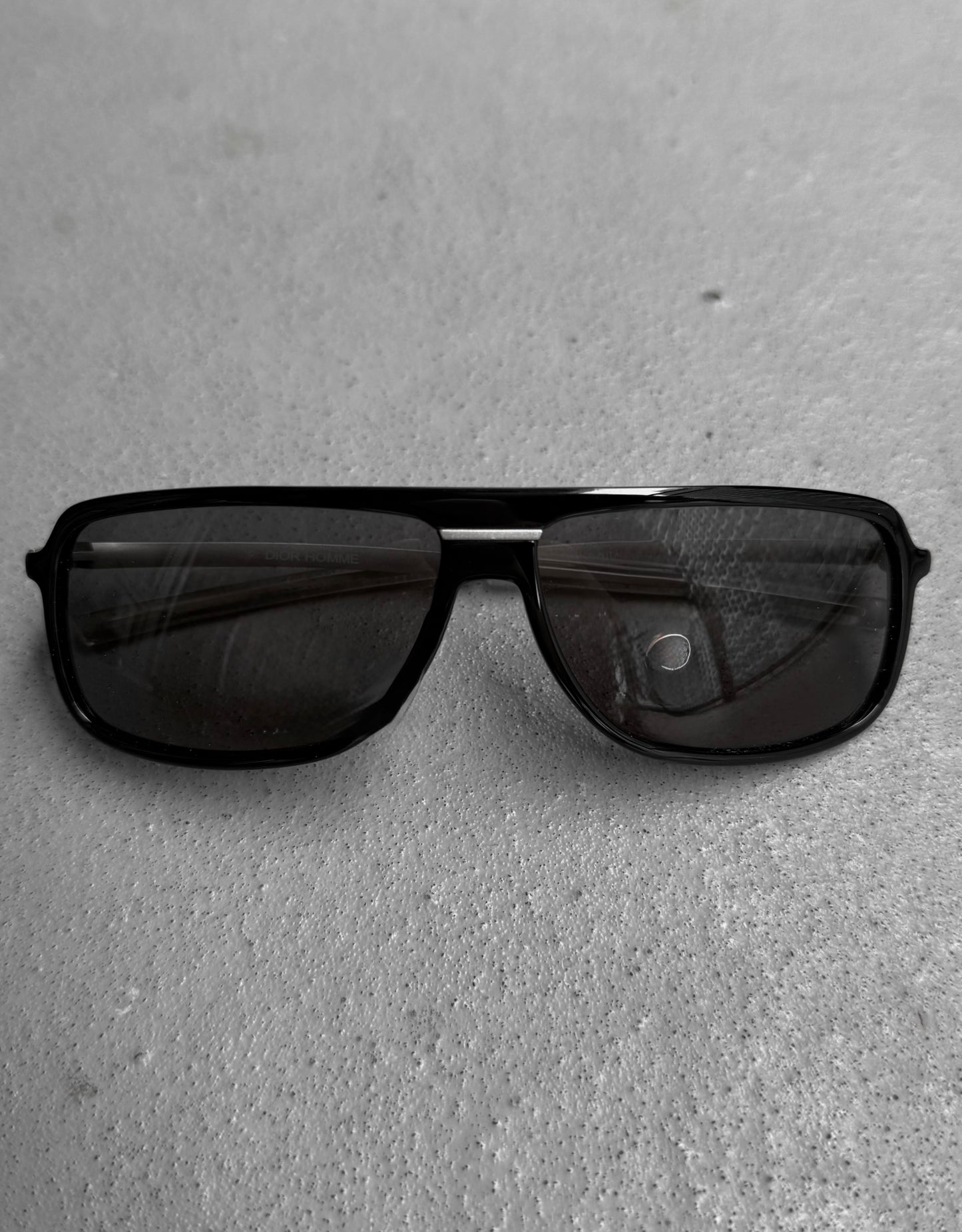 DIOR HOMME by Hedi Slimane AW03 “LUSTER” Silver ‘Black Tie 12/S’ Sunglasses