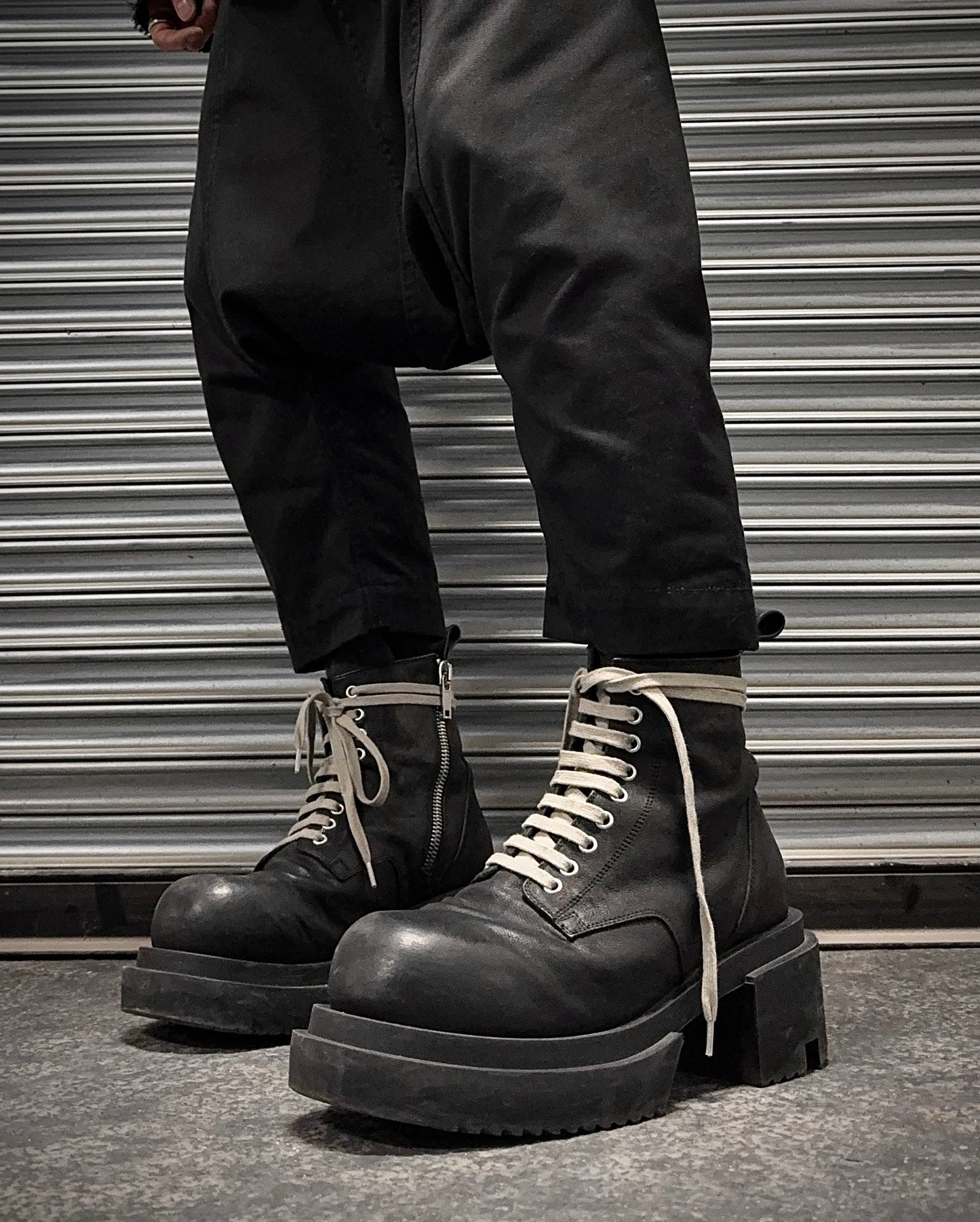 Rick Owens SS24 "LIDO" Low Army Bogun Boots