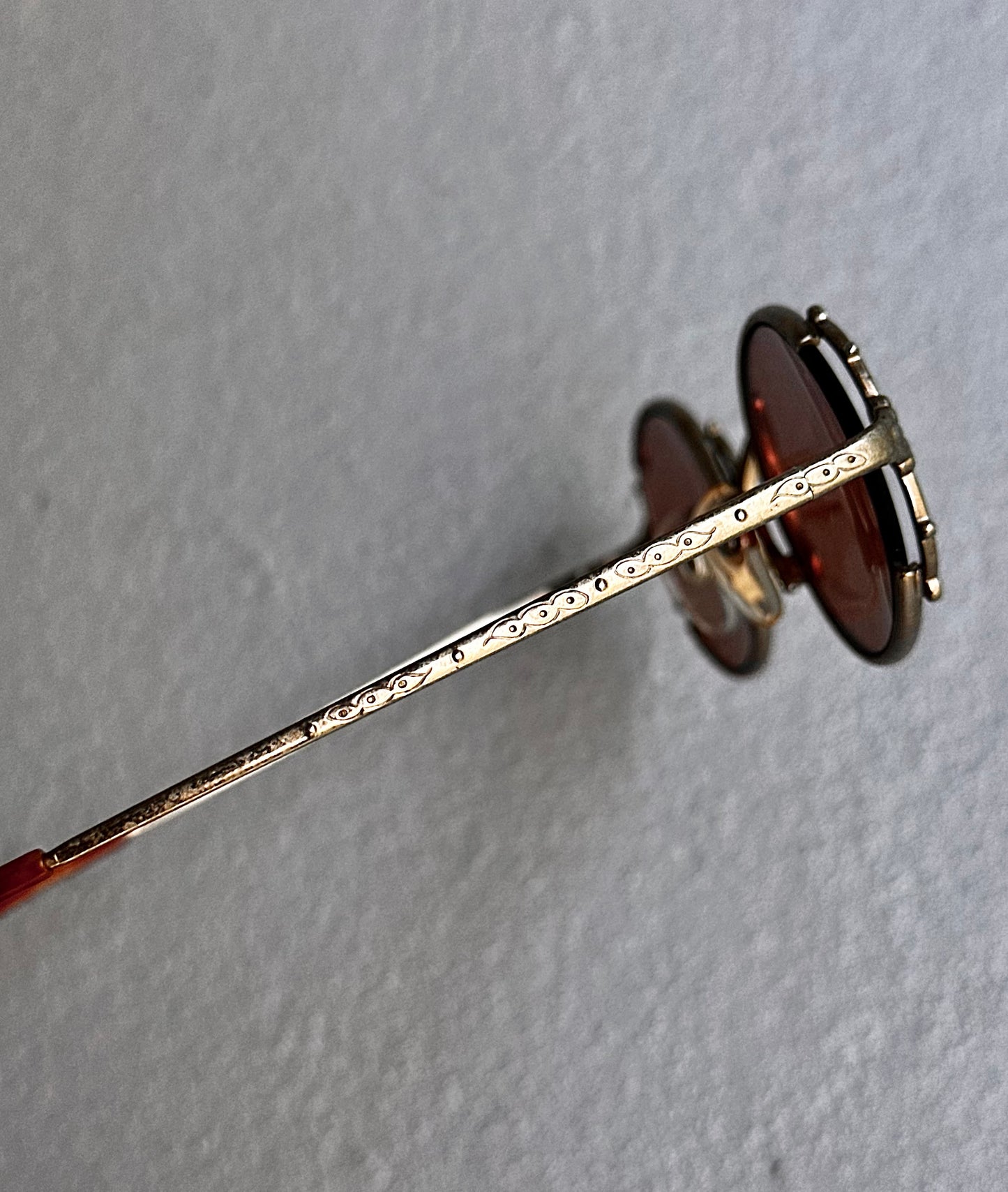 Jean-Paul GAULTIER Late 90s Engraved Frame Sunglasses