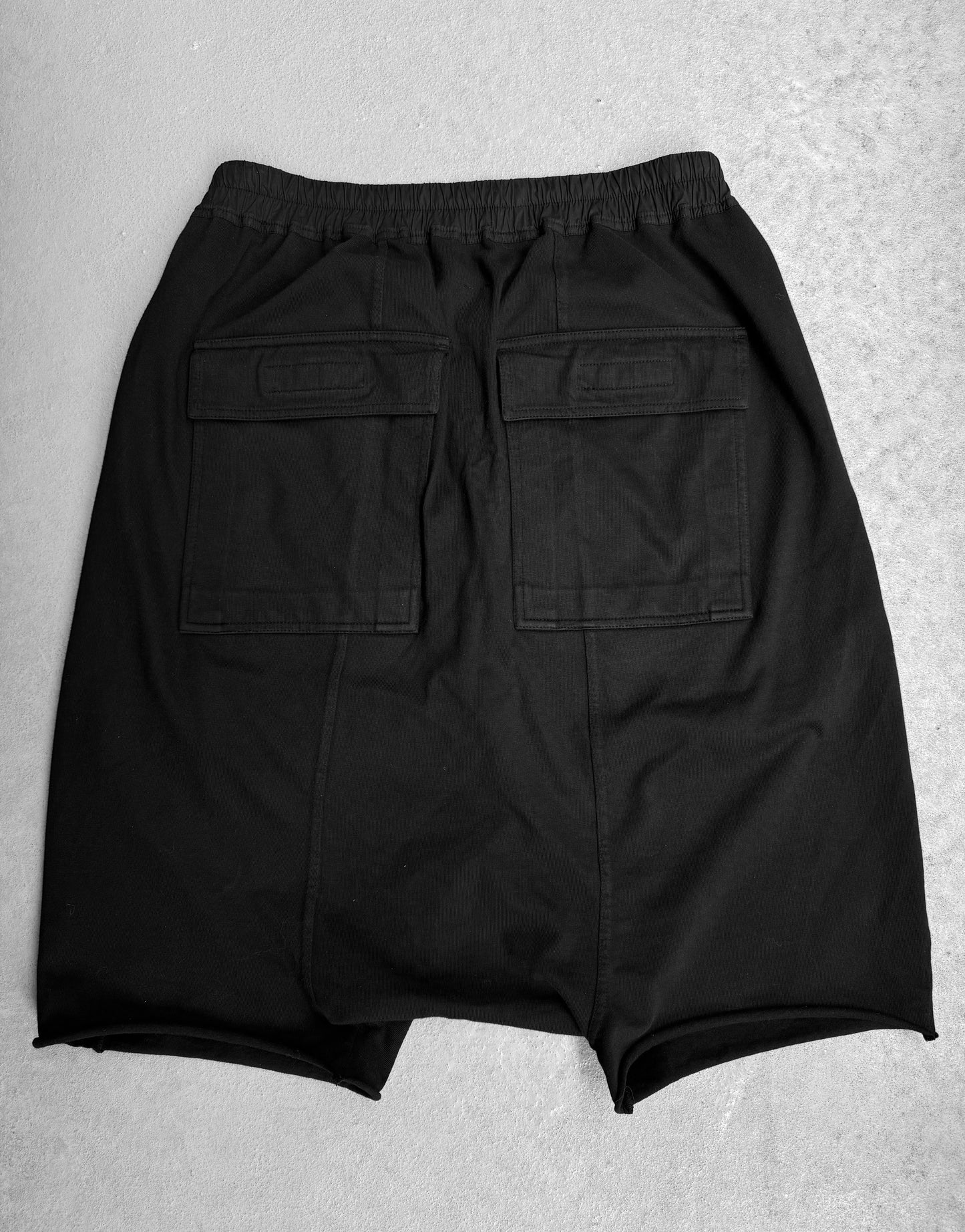 Rick Owens DRKSHDW SS24 “LIDO” Drop-crotch Pod Shorts