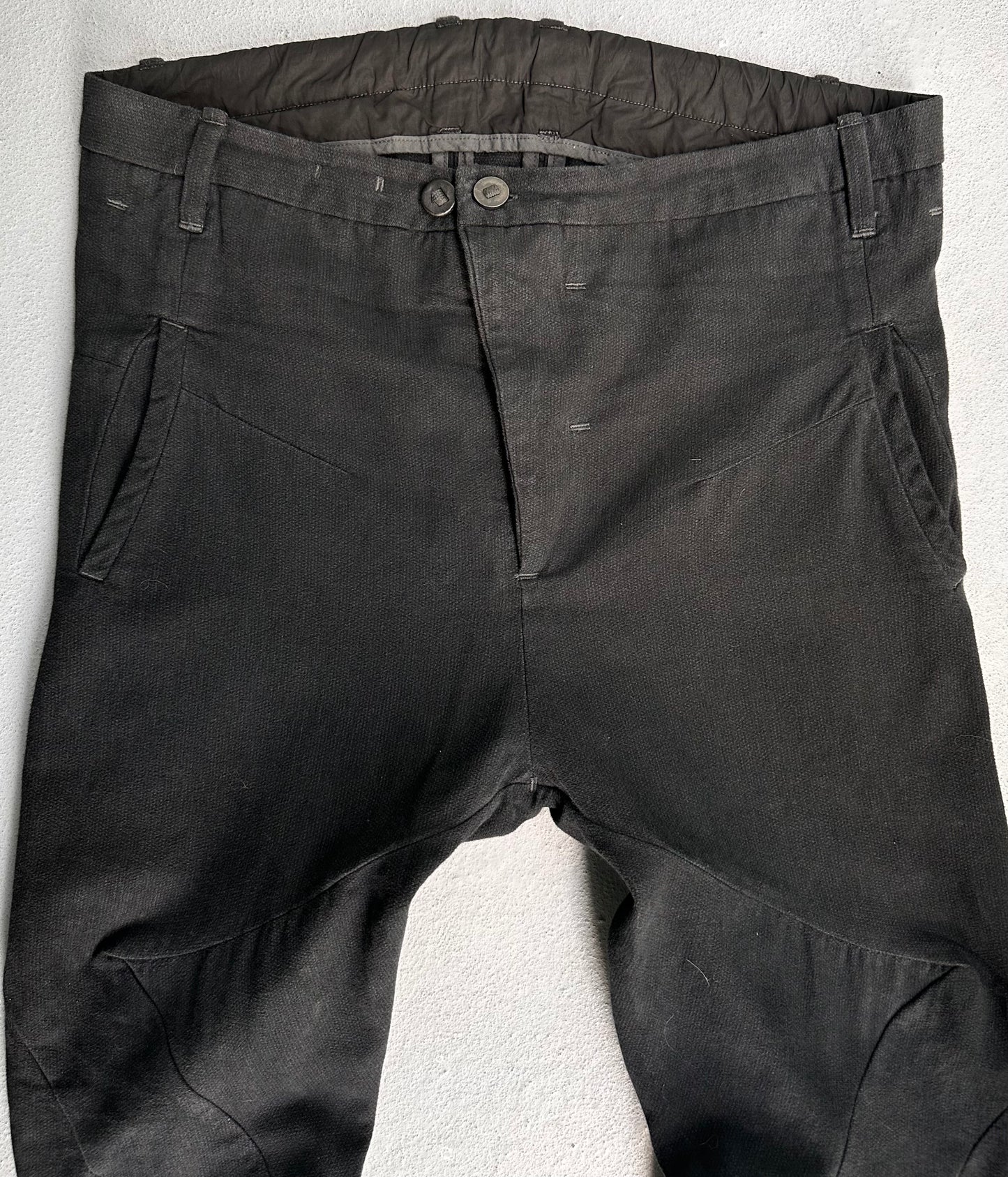 Boris Bidjan Saberi AW13-14 P5-F181 Object Dyed Articulate J-cut Pants