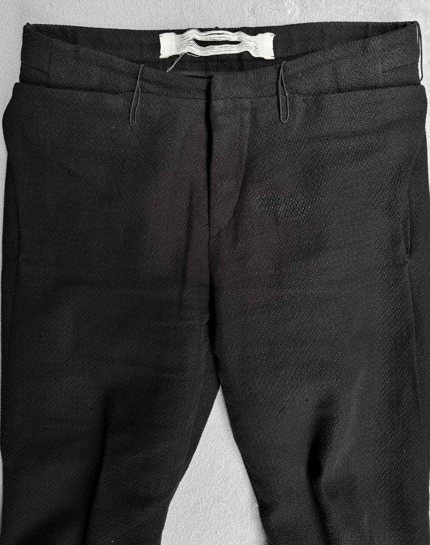 Individual Sentiments AW14-15 Linen-blend Spiral Cut Pants