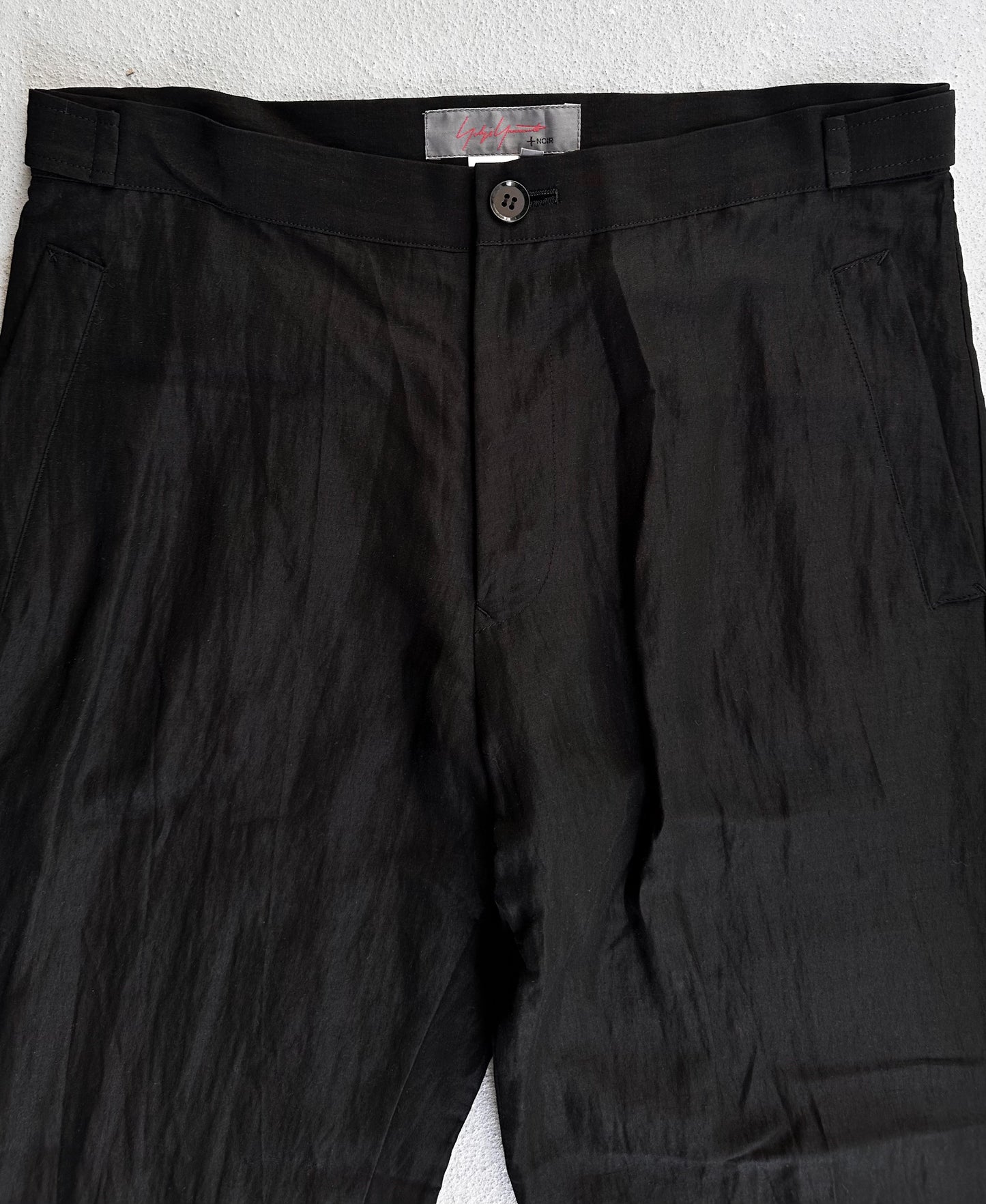 Yohji Yamamoto +NOIR SS09 Rayon Pleated Wide Leg Pants