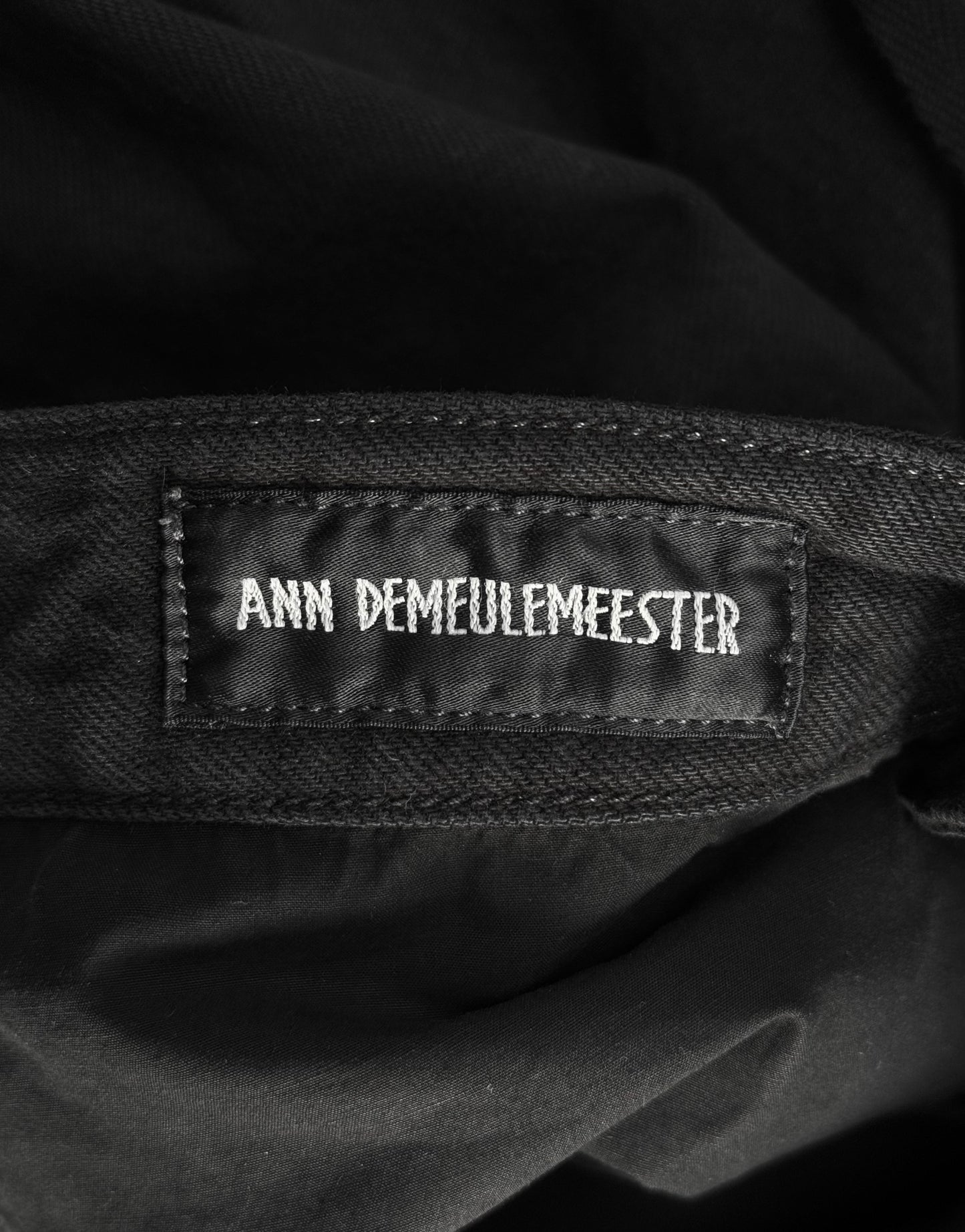 Ann Demeulemeester AW24 'Joakim' Slouchy Wide Leg Denim