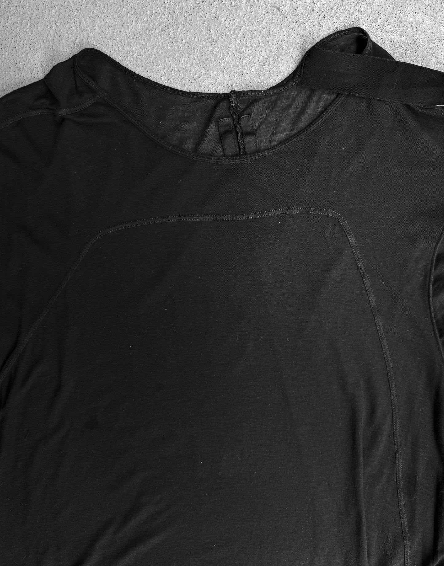 Rick Owens DRKSHDW AW08 “STAG” Black Sheer Level T-shirt