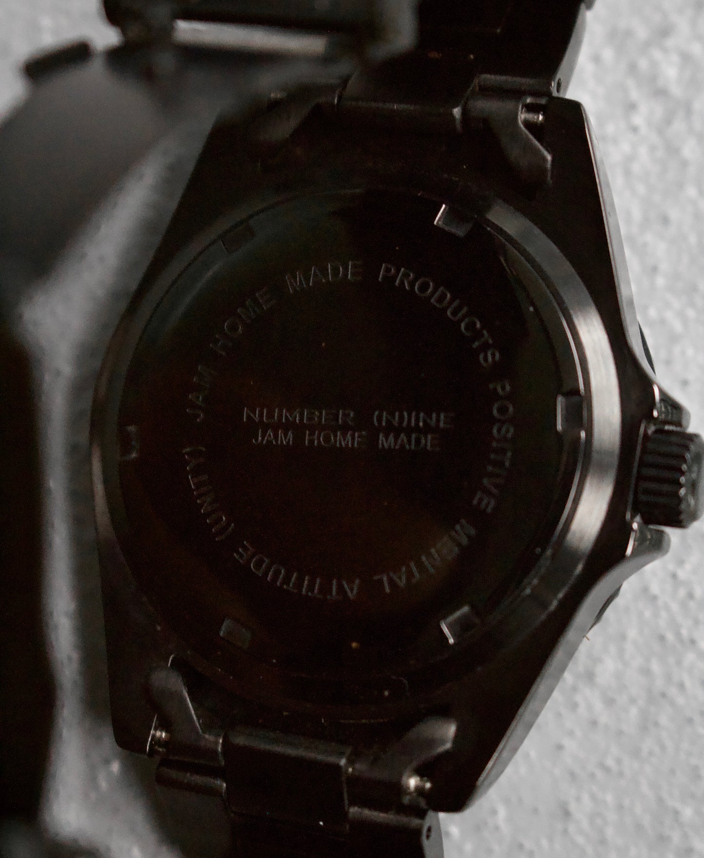 Number (N)ine x Jam Home Made SS13 Submariner Watch