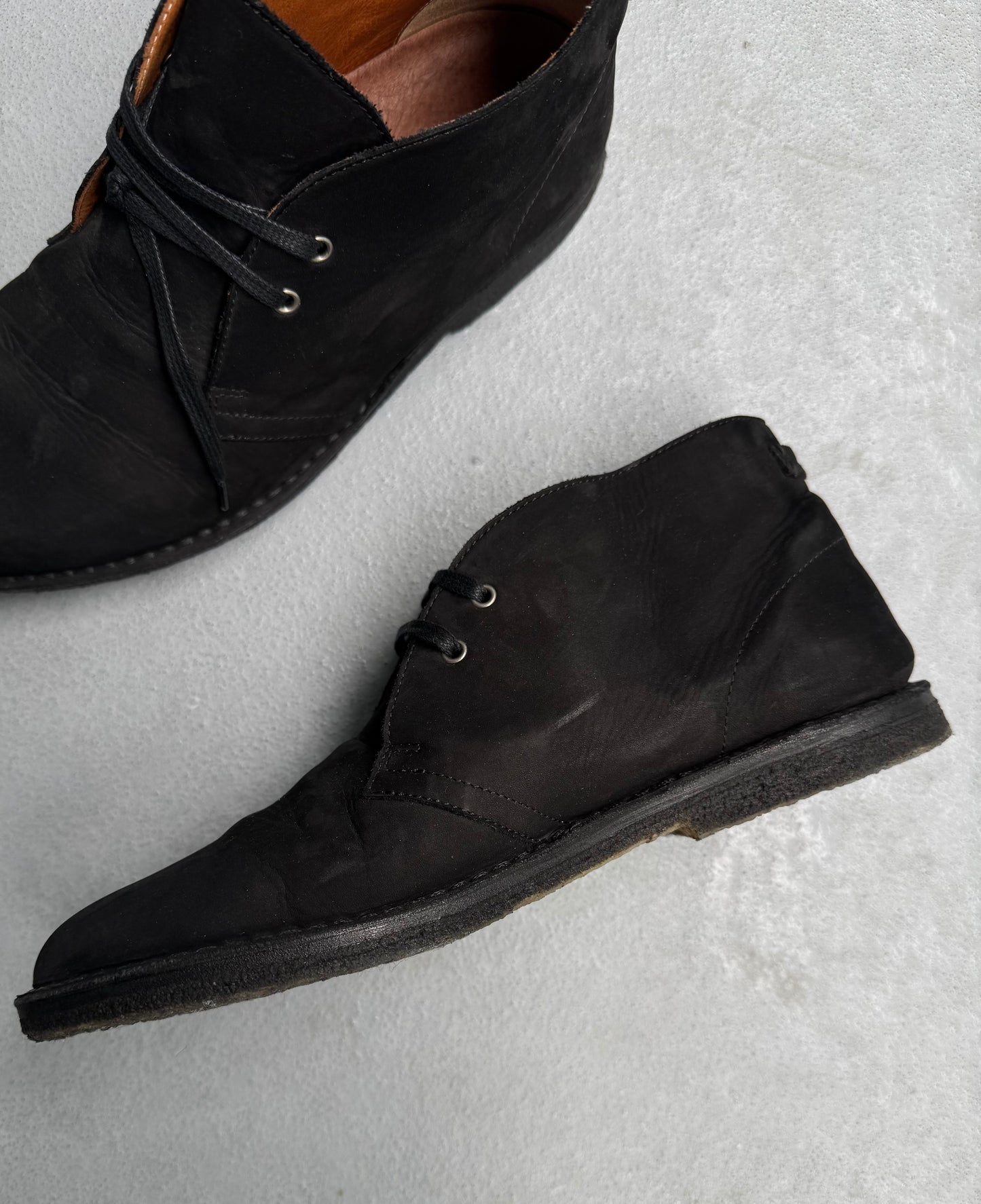 Saint Laurent SS15 Suede Low-top Chukka Crepe Boots