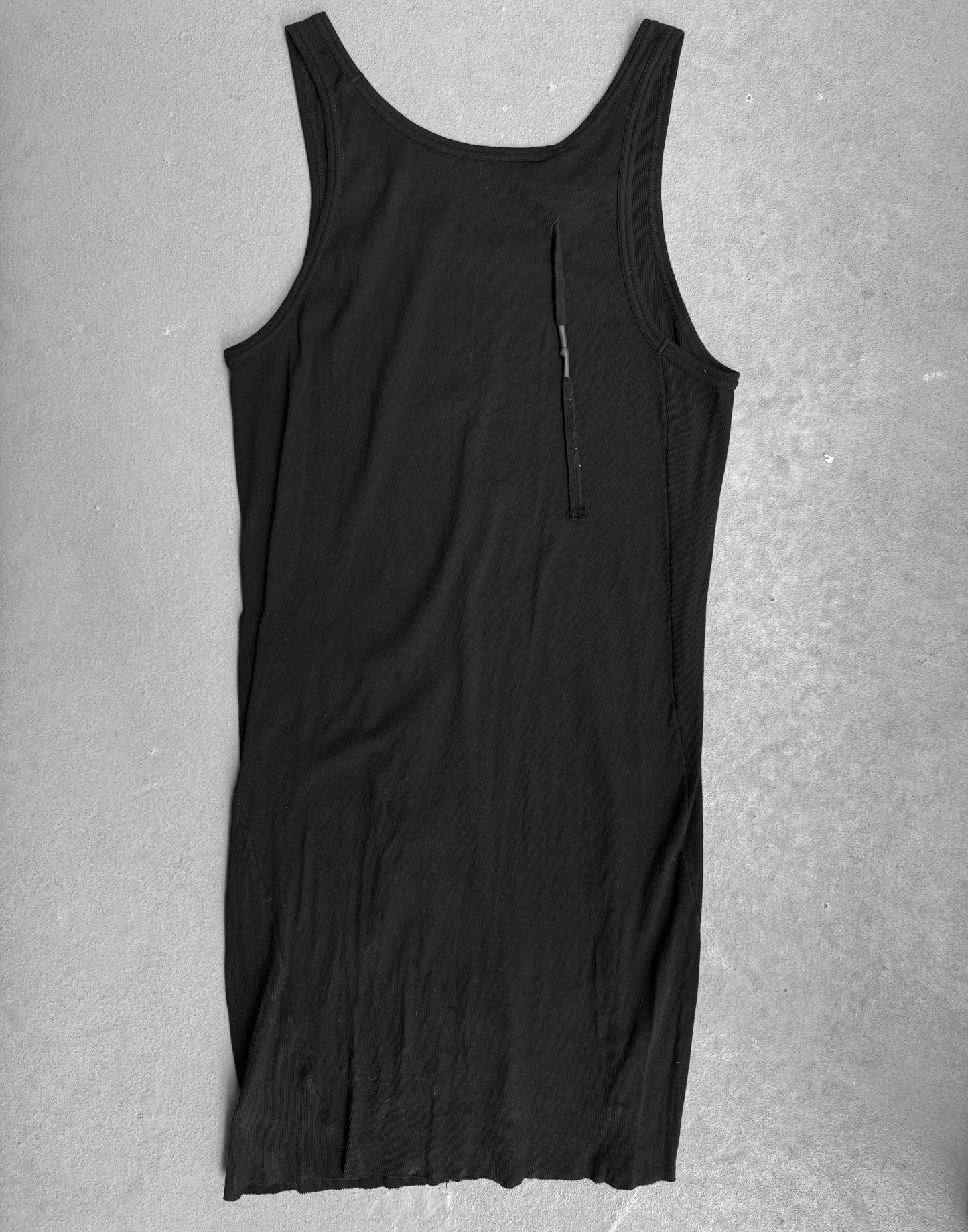 11 by Boris Bidjan Saberi Black Garment-dyed Ribbed Tank Top