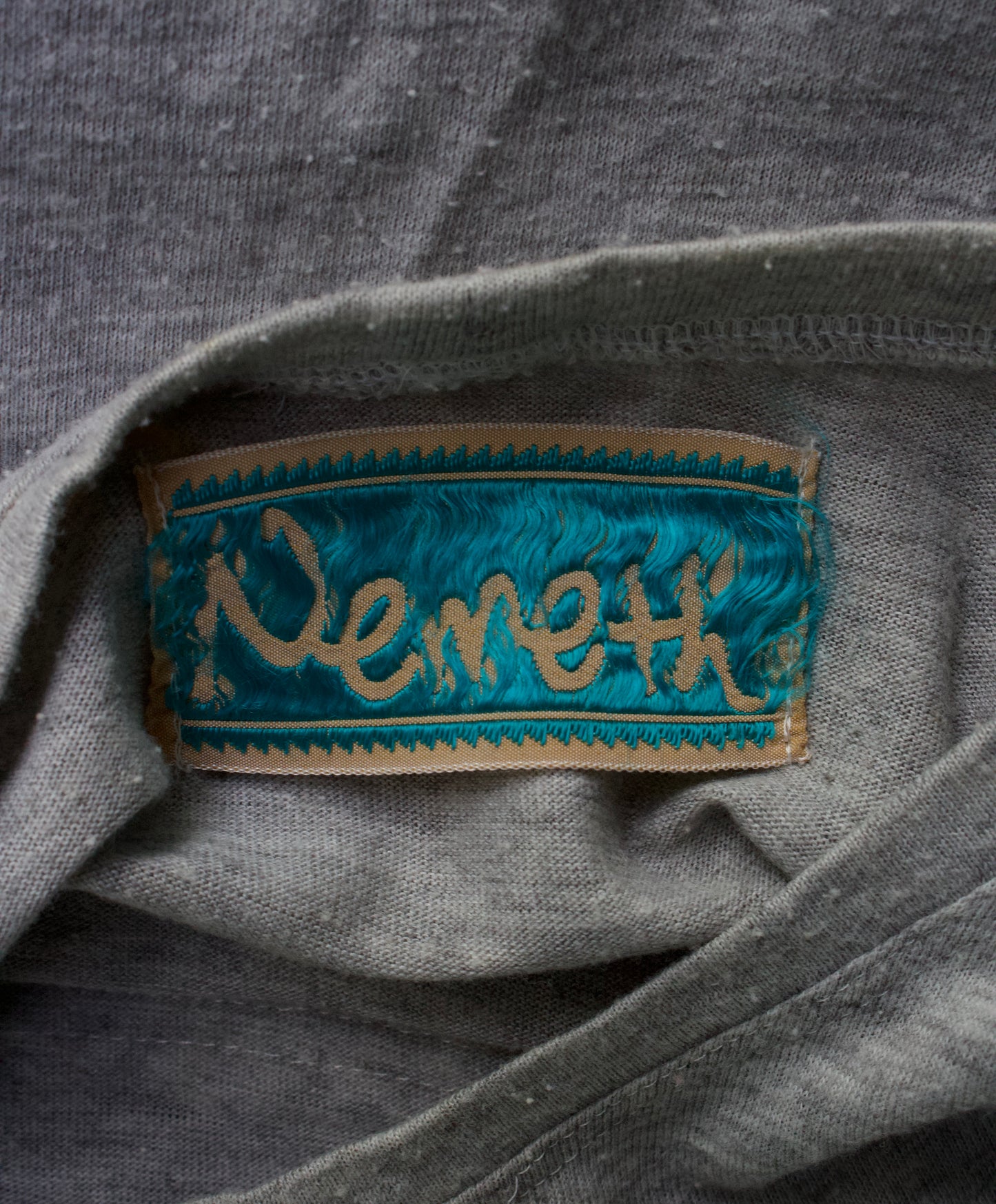 Christopher Nemeth Late 90s Fabric Patches Collage Long-sleeve