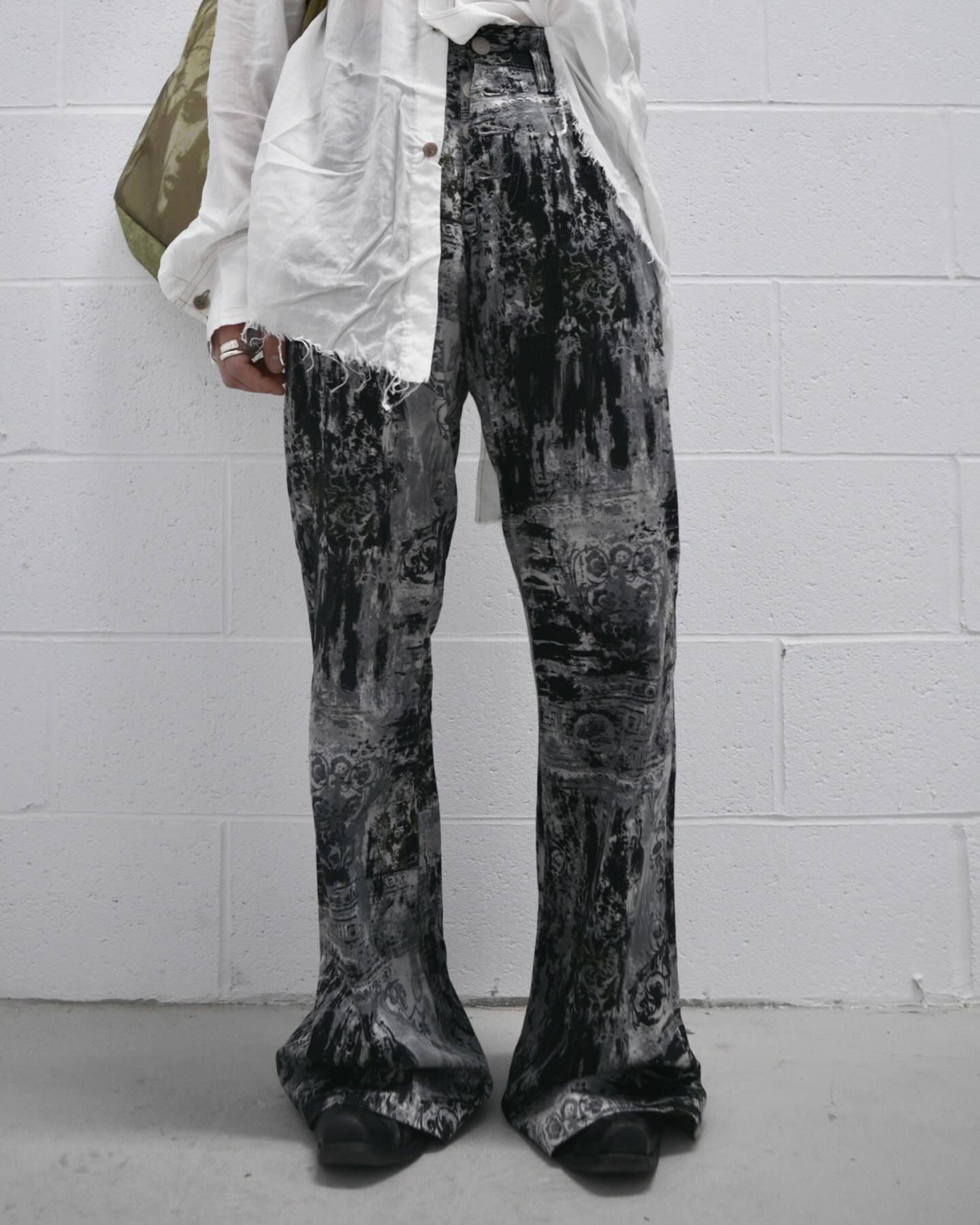 Tornado Mart Early 00s ‘Renaissance’ Bell-Bottom Flare Pants