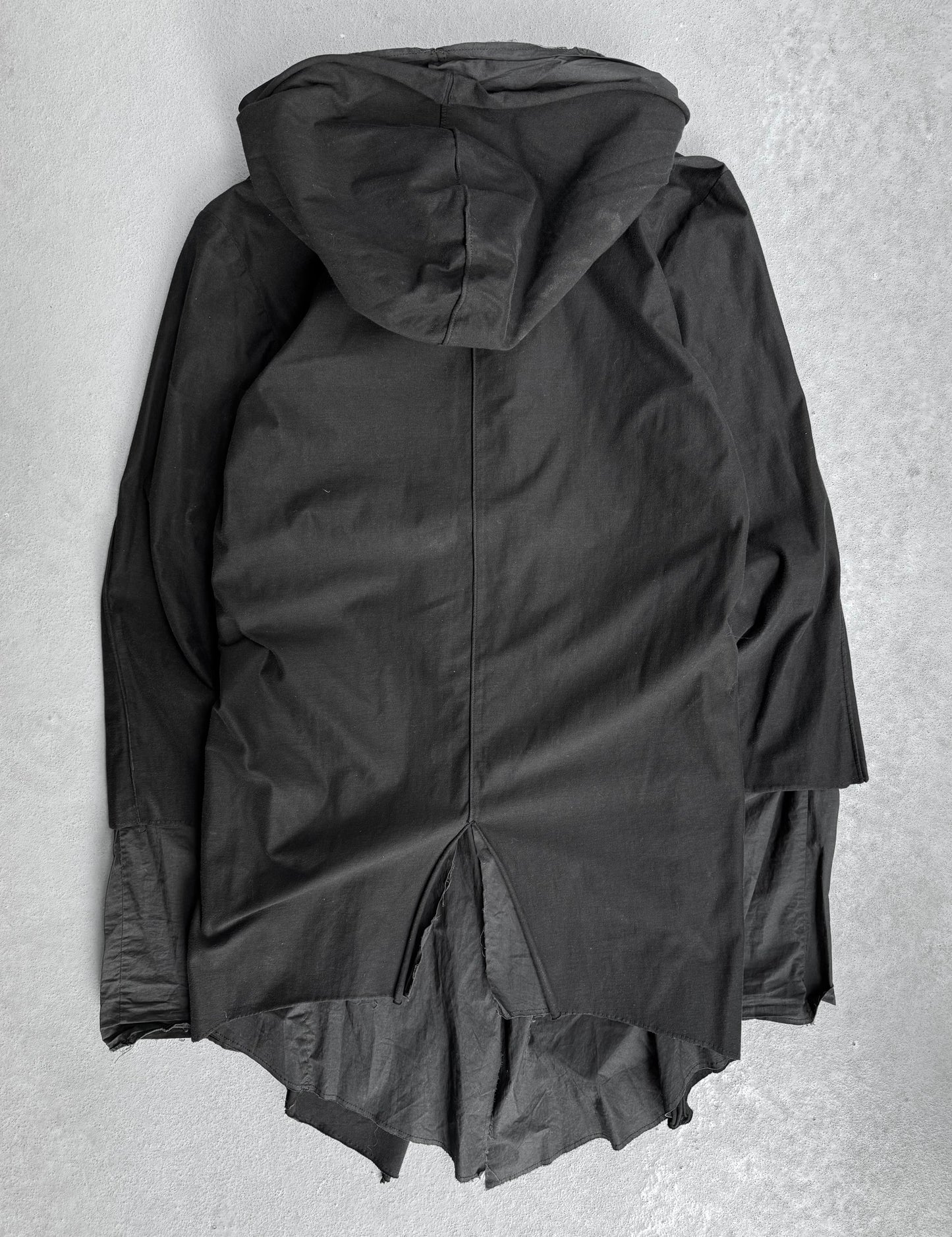Individual Sentiments SS14 Asymmetrical Multi-layered Cotton Overcoat