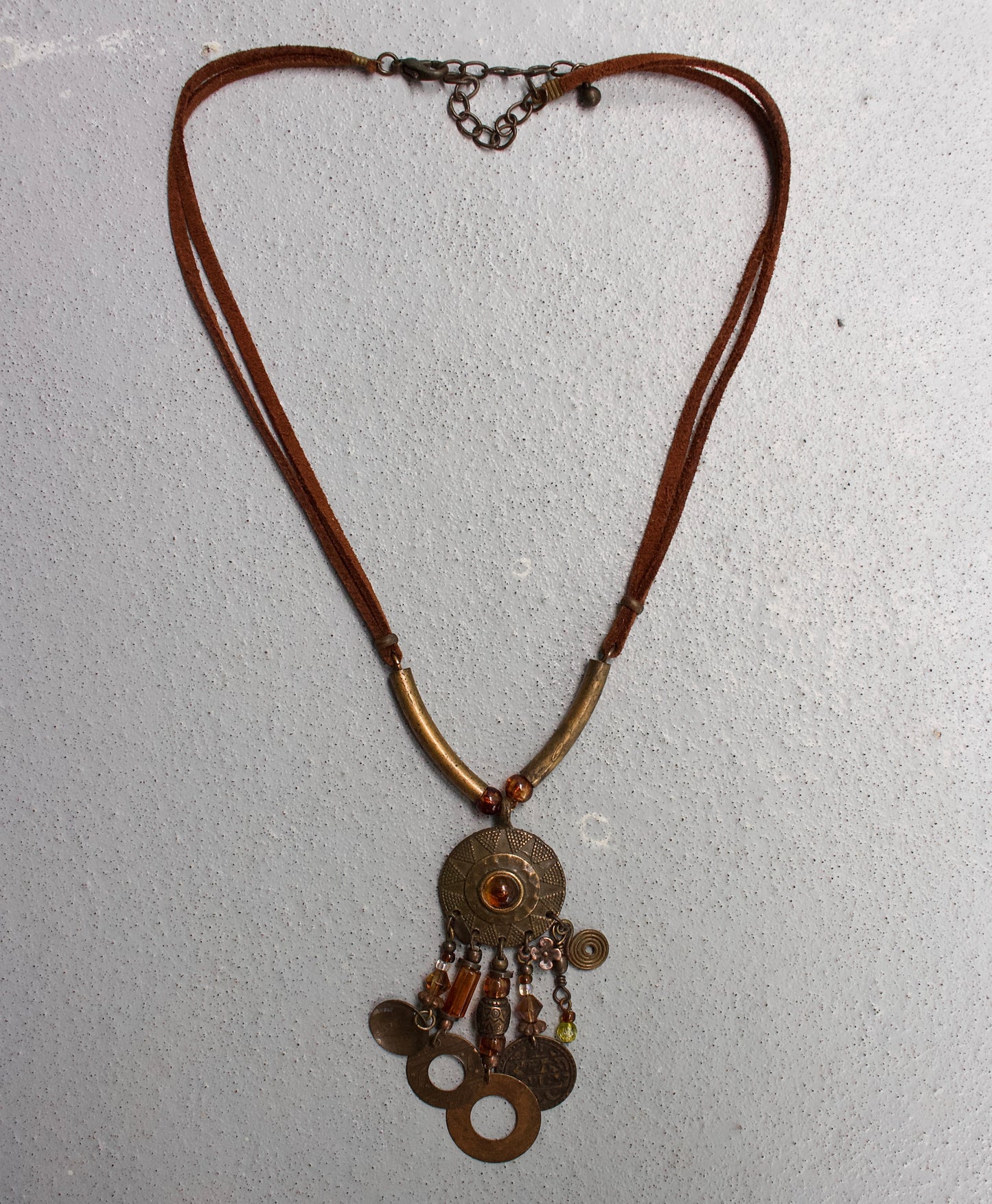 G.O.A Early 00s Tribal Medallion Necklace
