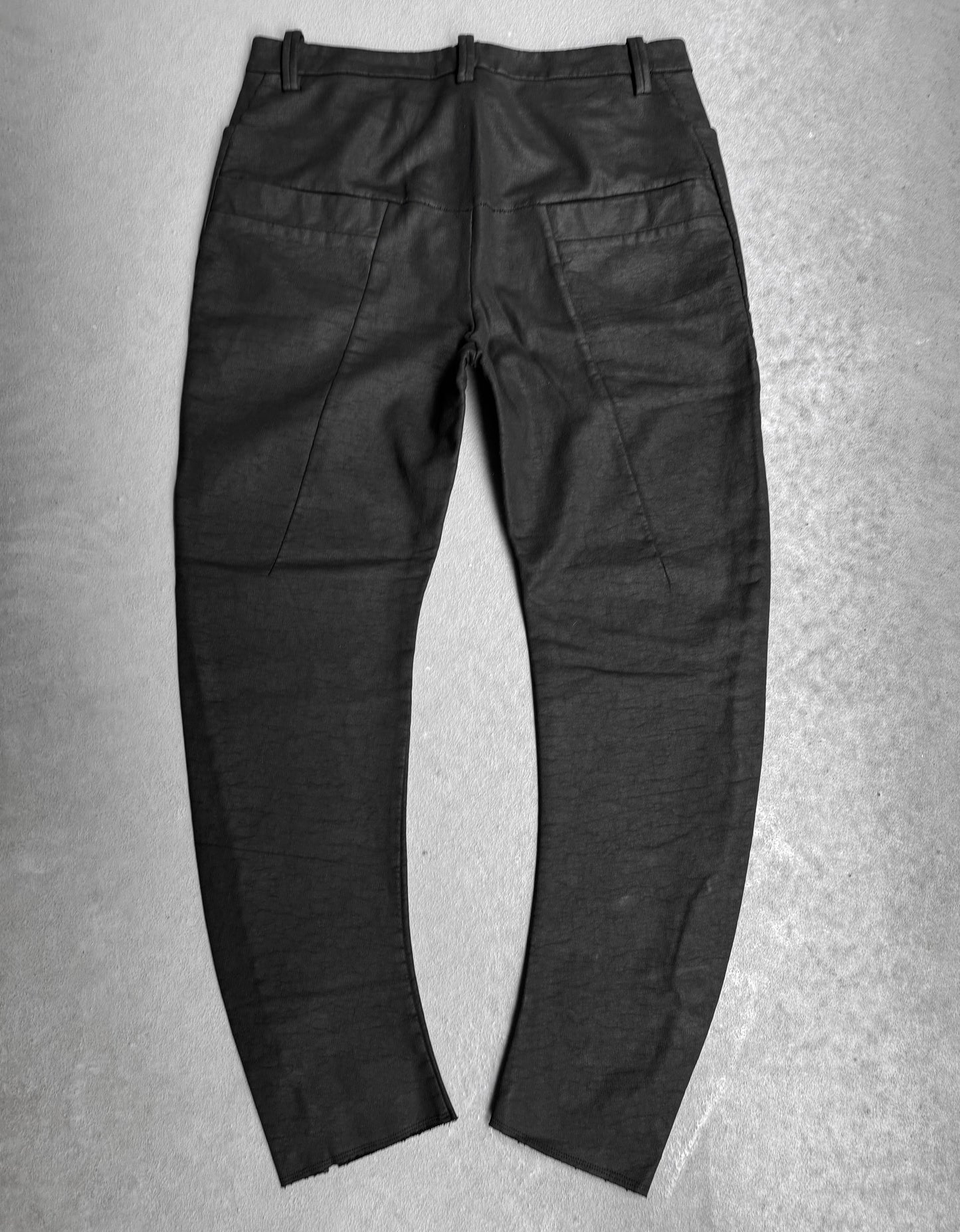 Lost & Found by Ria Dunn AW14 Waxed Cotton J-cut Pants